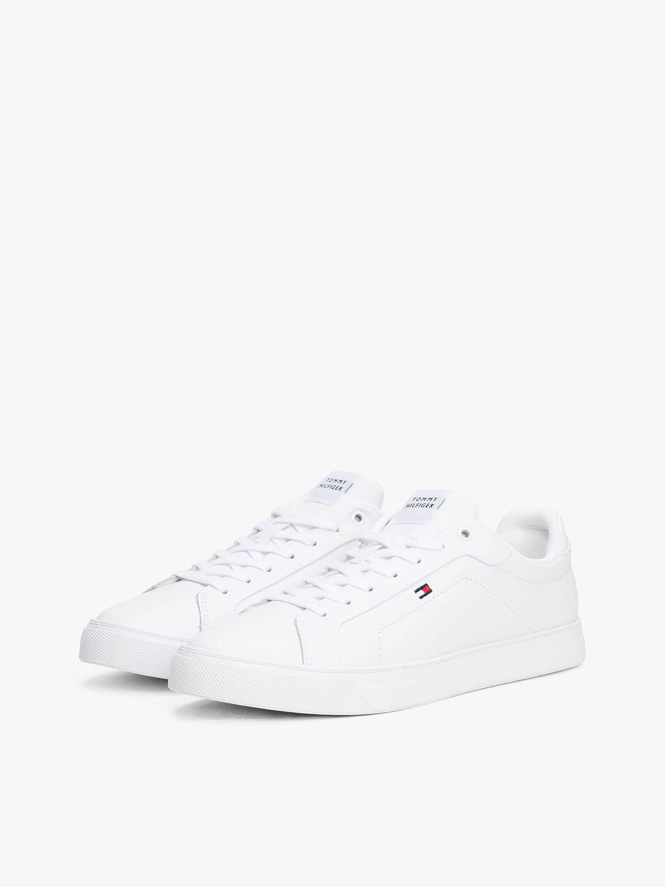 Zapatillas Essential De Cuero Blanco Tommy Hilfiger-0