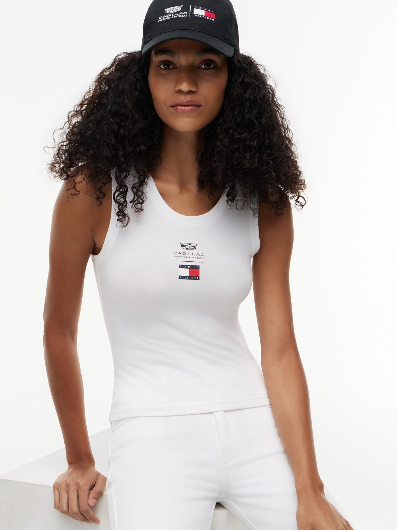 Polera TH x Cadillac F1 Slim Blanco Tommy Hilfiger-3