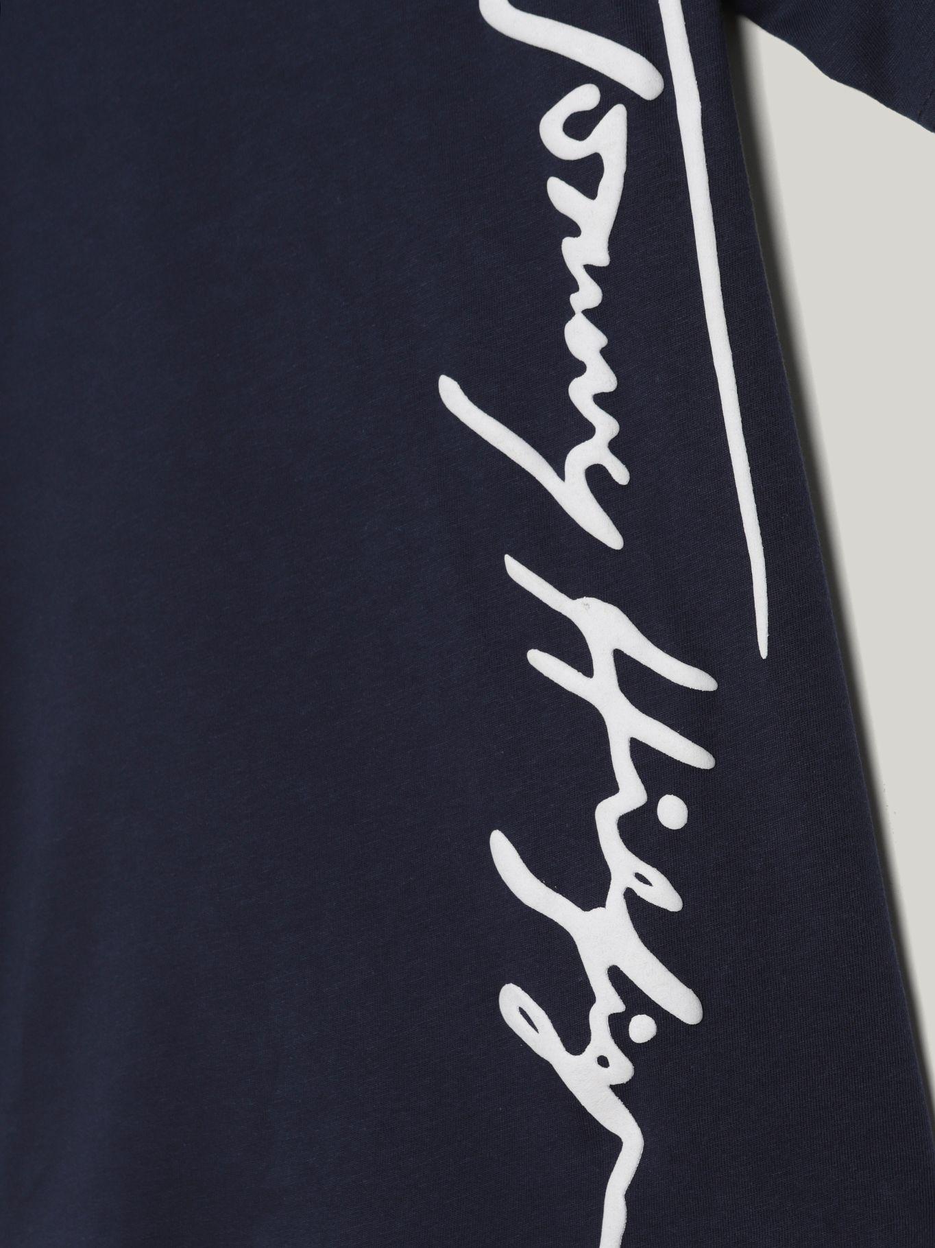 Polera Niño Script Runner Con Logo Azul Tommy Hilfiger-2