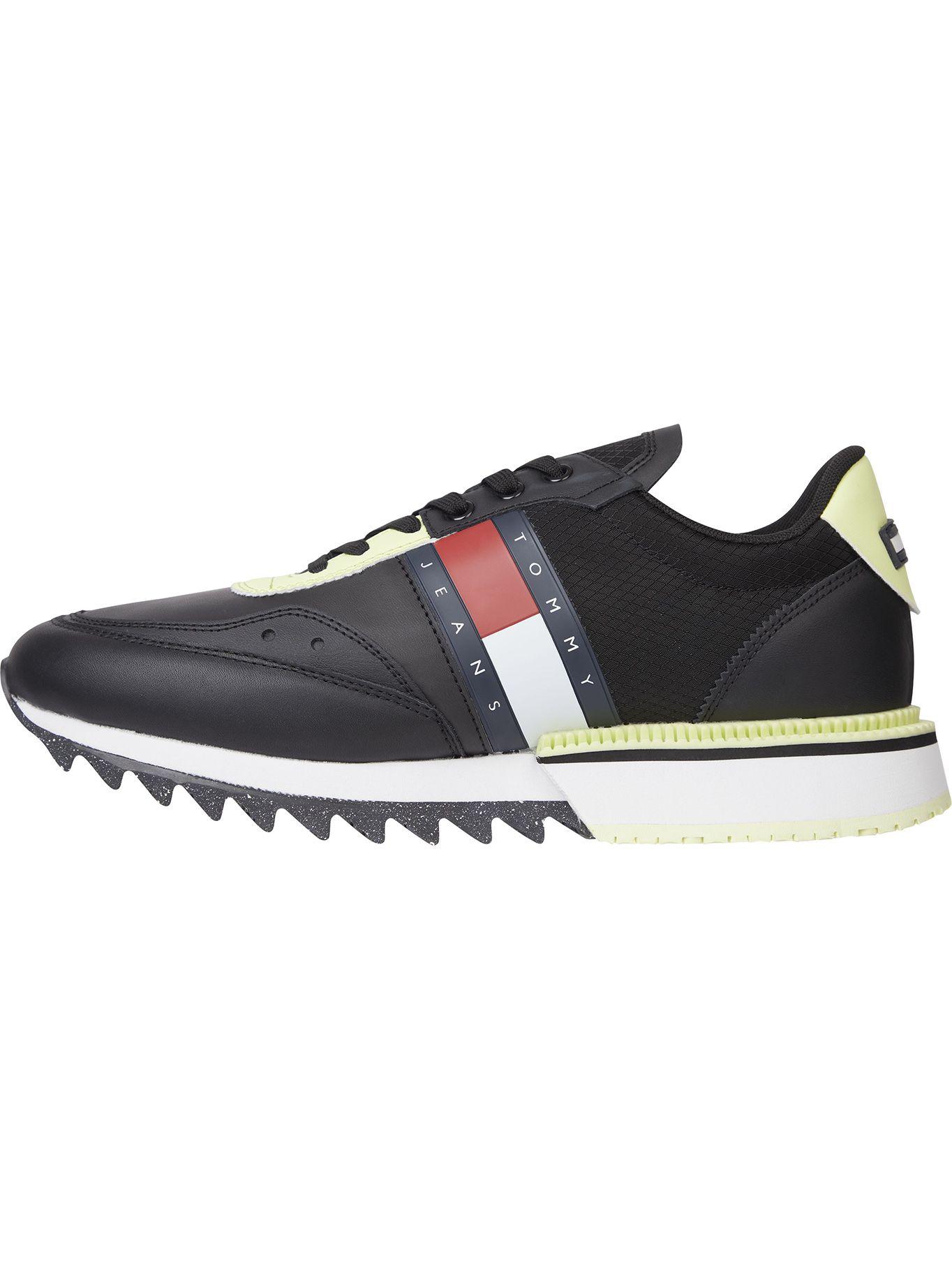 Zapatillas Dentadas Logo Negro Tommy Hilfiger-0