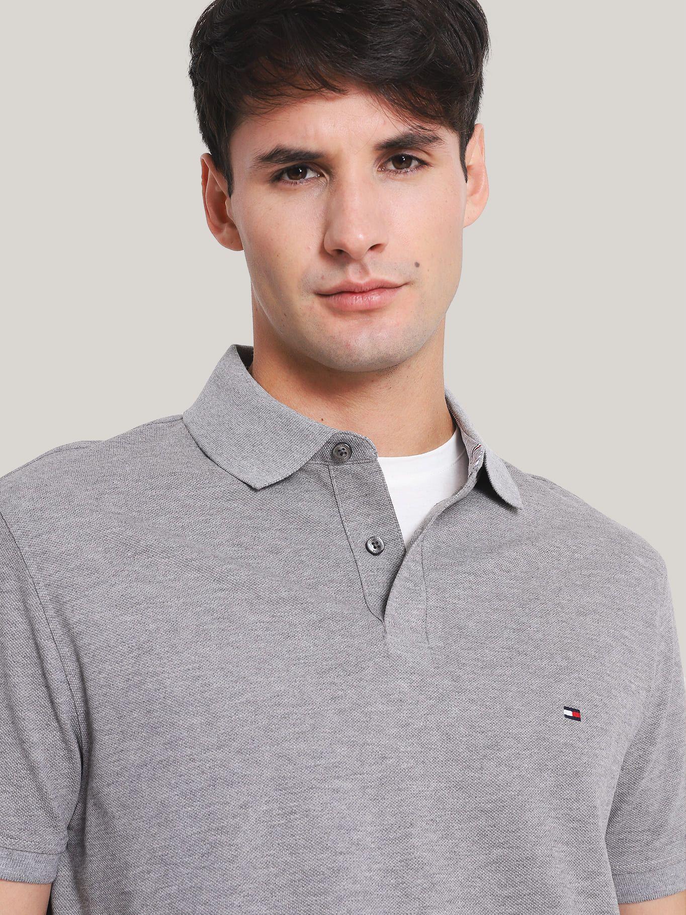 Polo Im 1985 Regular Fit Gris Tommy Hilfiger-3
