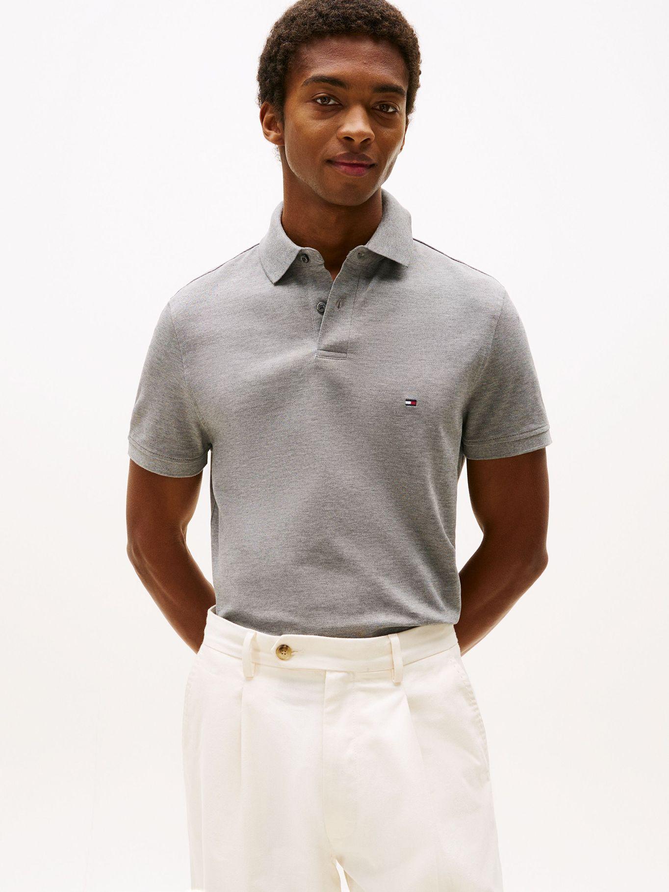 Polo Im 1985 Regular Fit Gris P91 Tommy Hilfiger-0