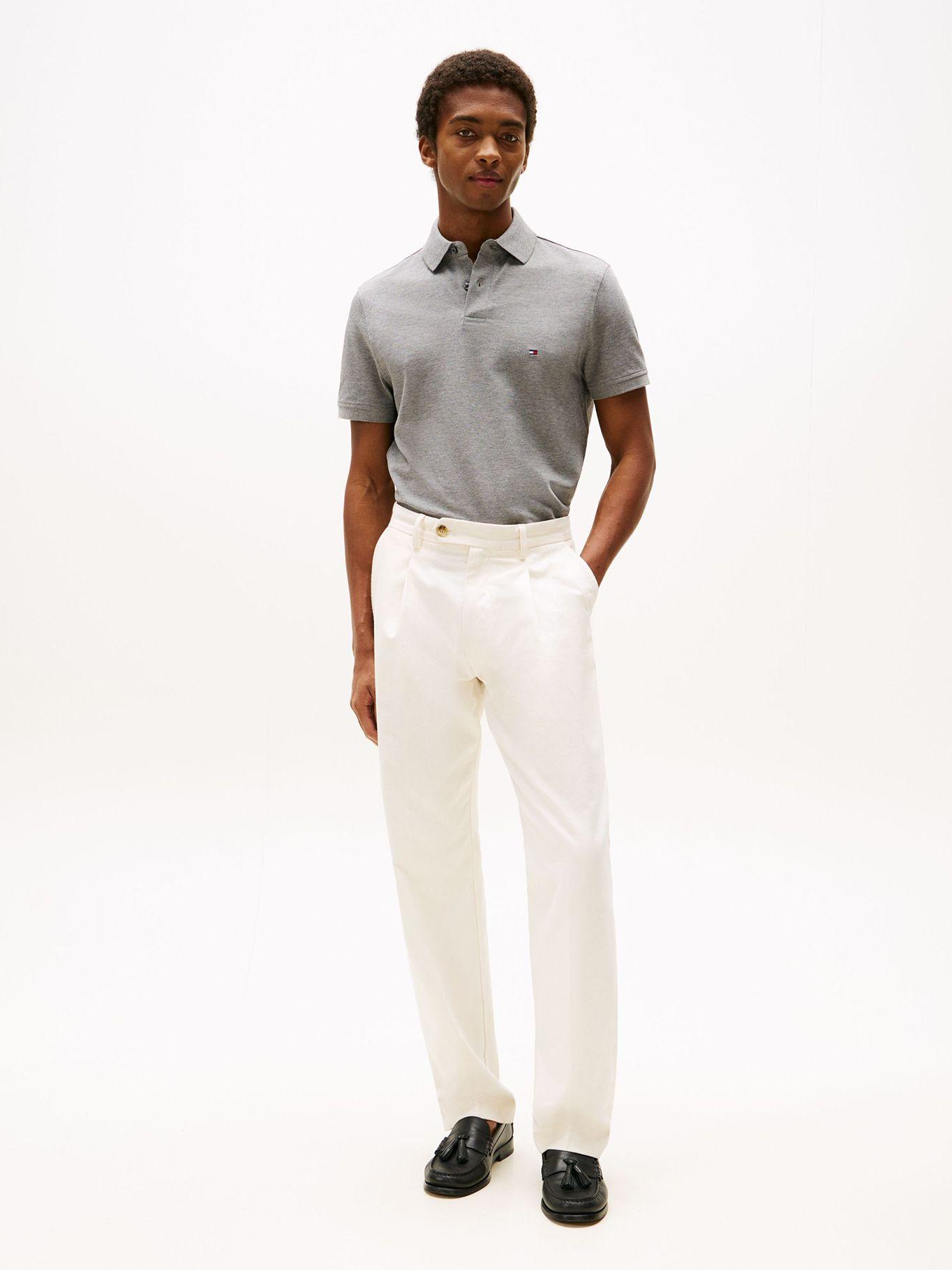 Polo Im 1985 Regular Fit Gris P91 Tommy Hilfiger-1