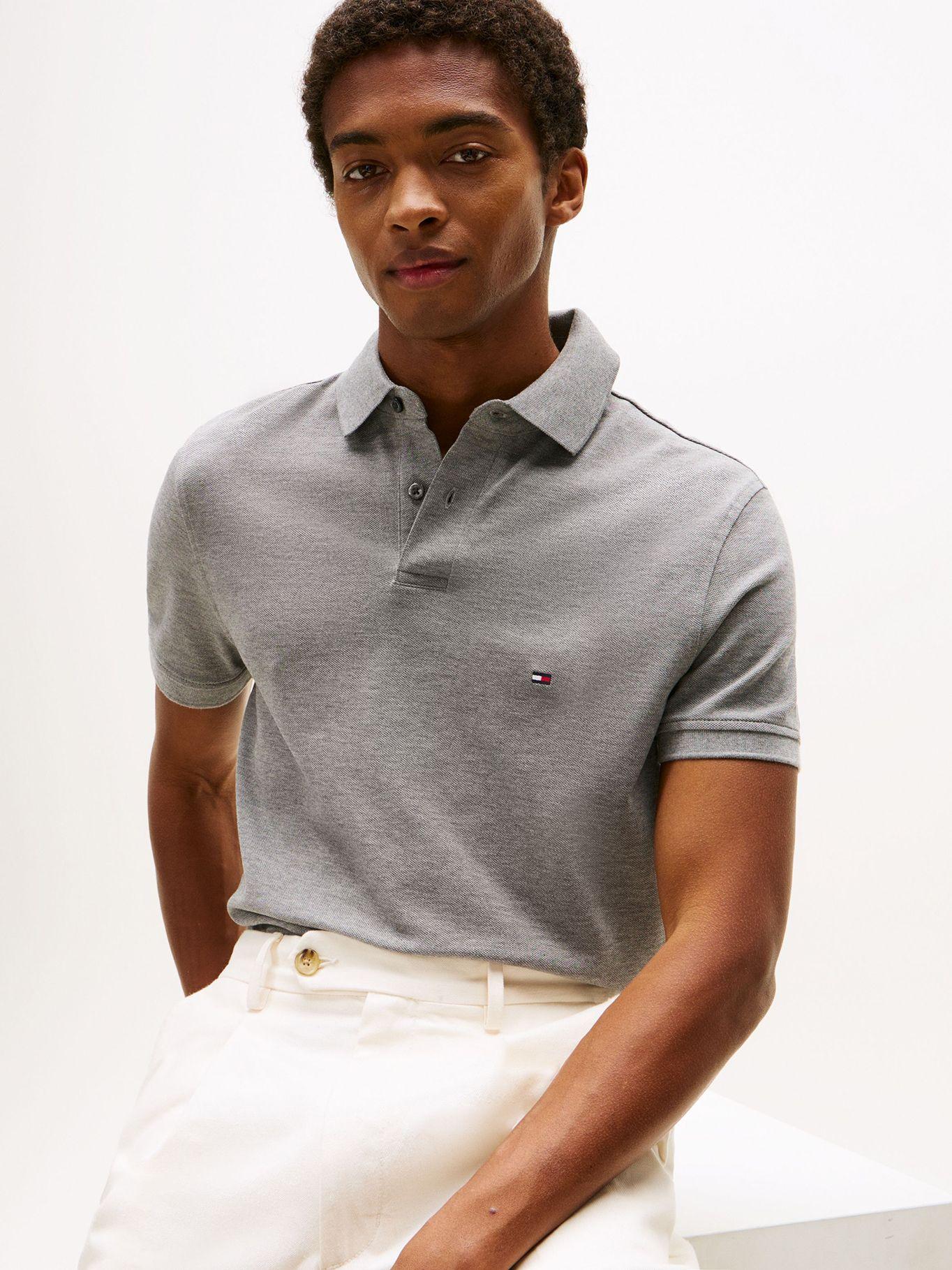 Polo Im 1985 Regular Fit Gris P91 Tommy Hilfiger-3