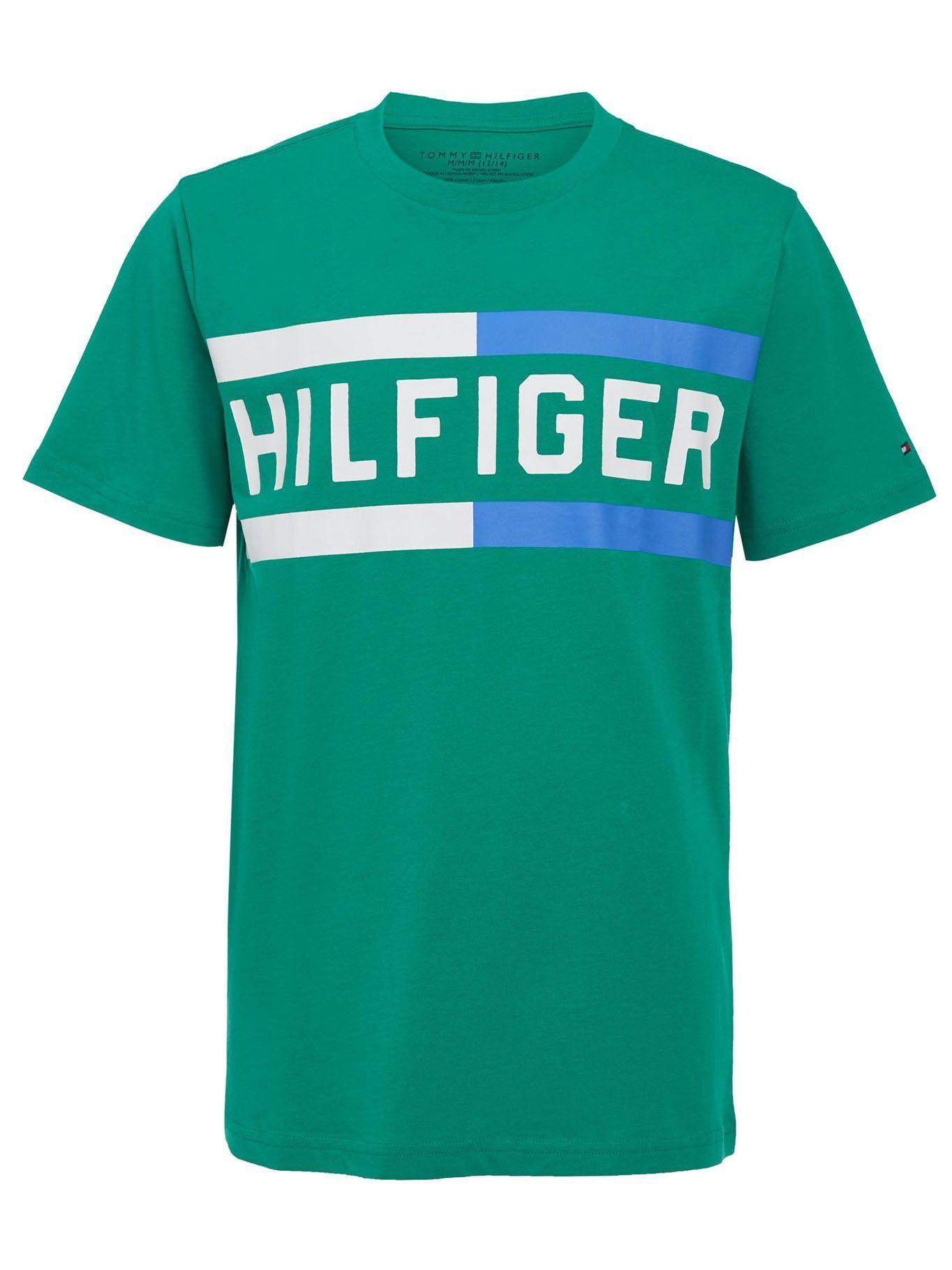 Polera Classic Logo Verde Tommy Hilfiger-0