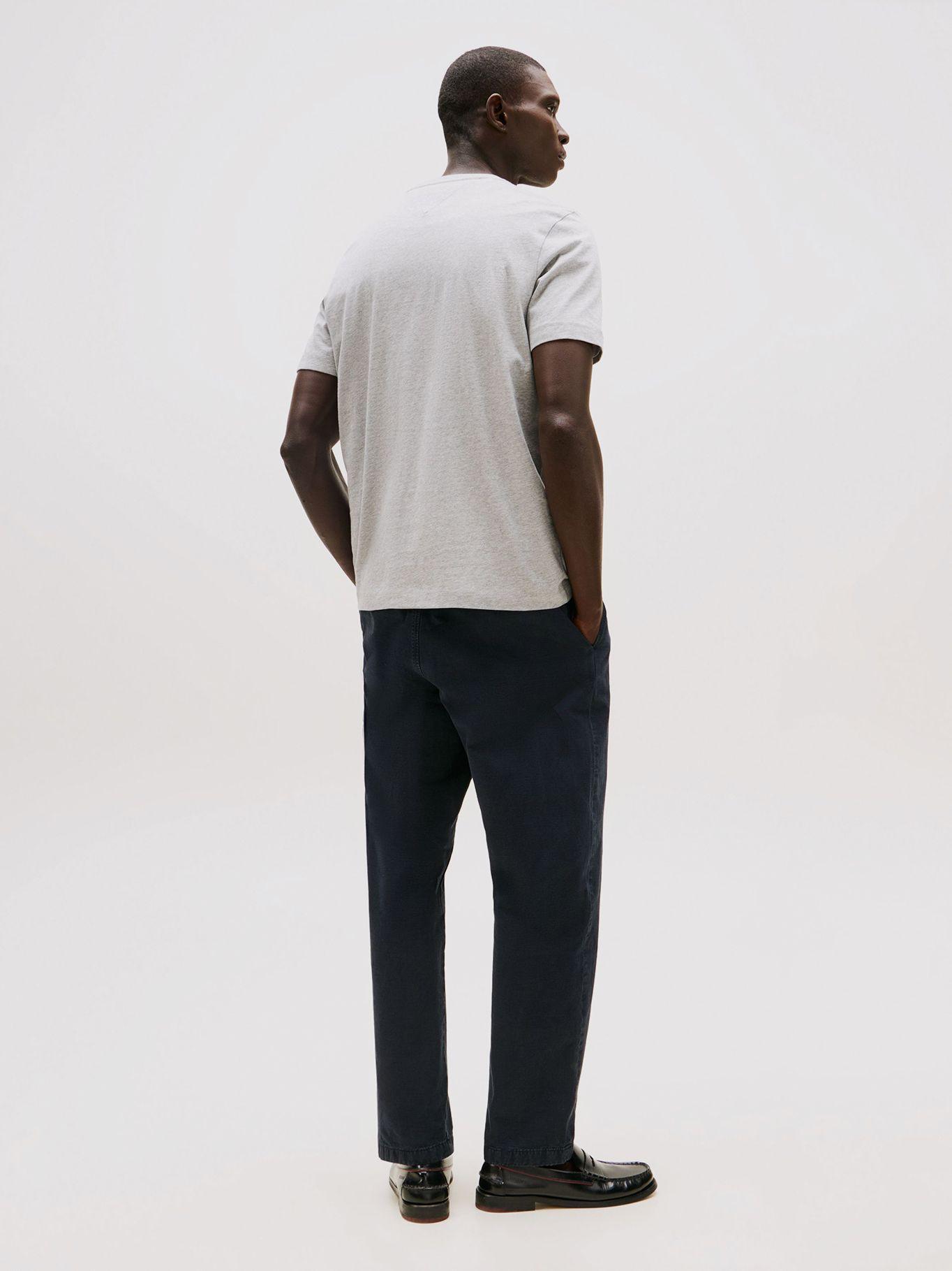 Polera Con Script Logo Gris Tommy Hilfiger-2