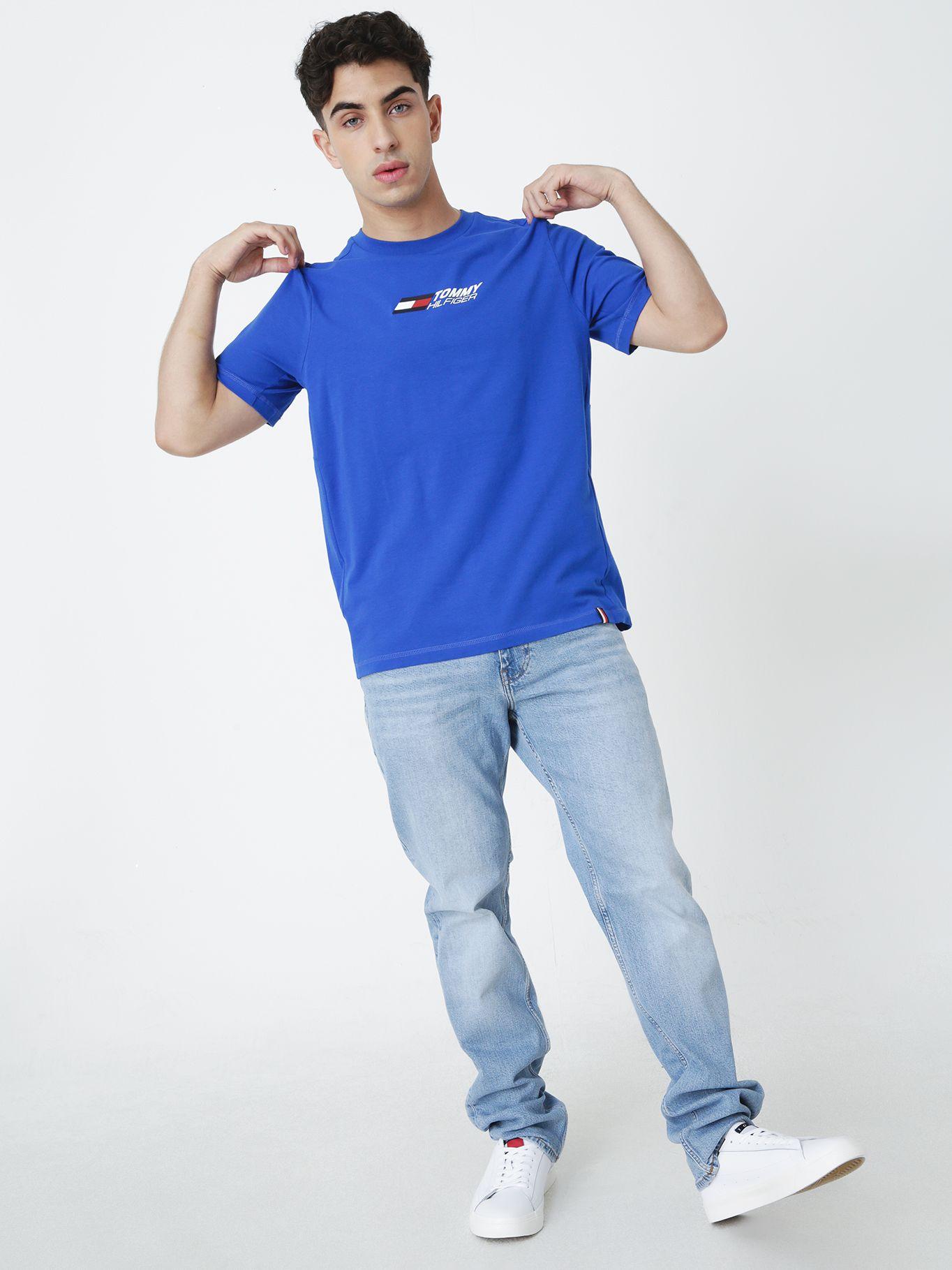 Polera Sport Essential Logo Azul Tommy Hilfiger-2