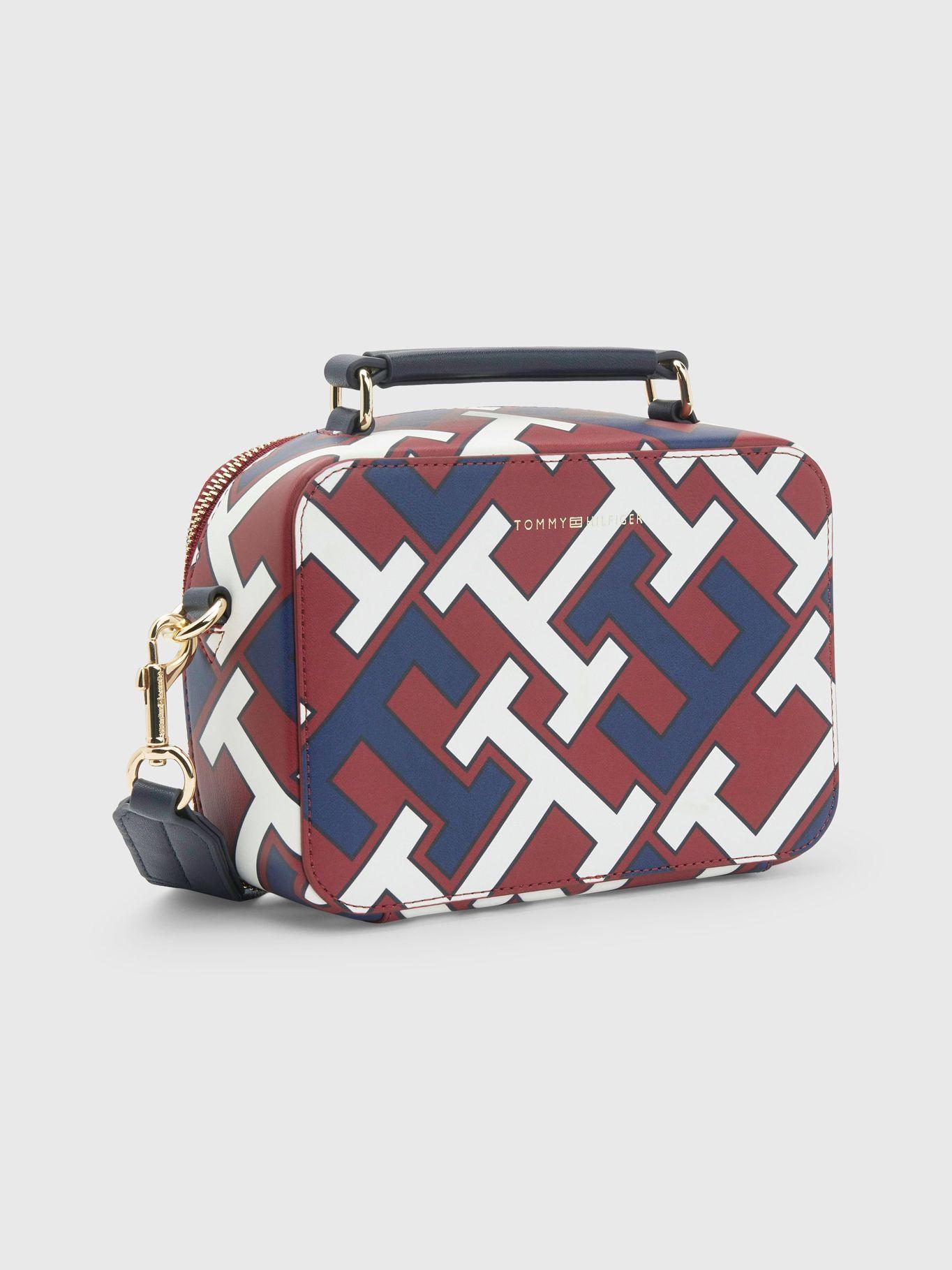 Cartera Iconic Con Monograma Burdeo Tommy Hilfiger-1