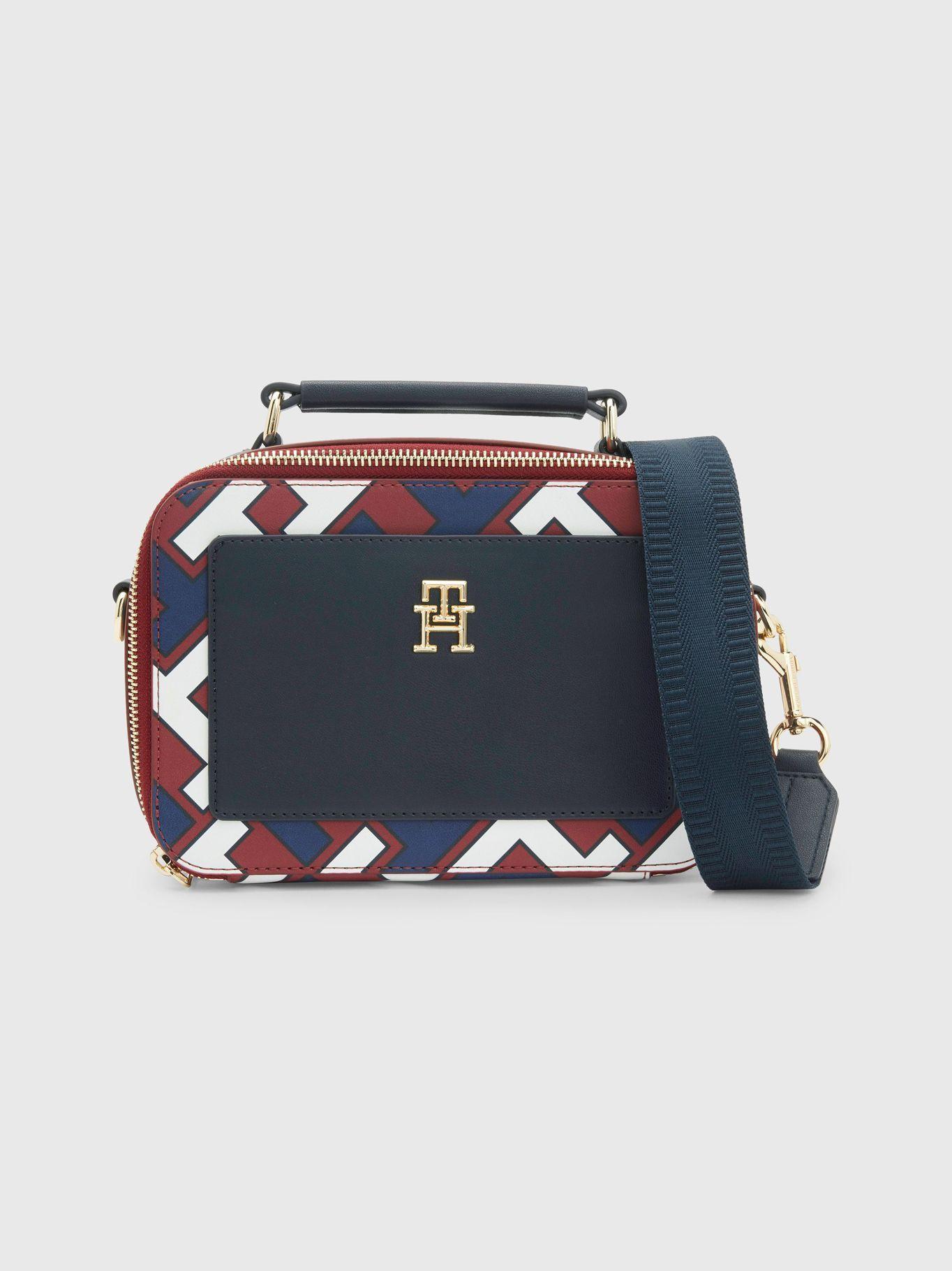 Cartera Iconic Con Monograma Burdeo Tommy Hilfiger-0