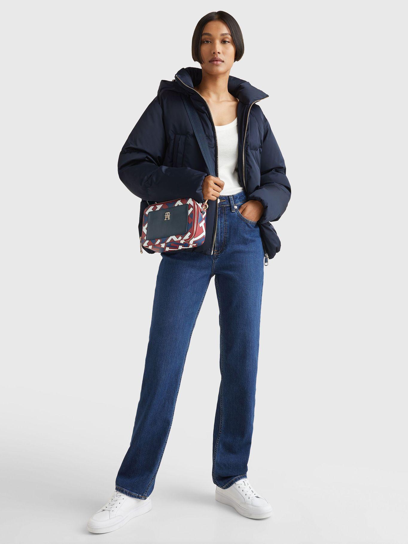 Cartera Iconic Con Monograma Burdeo Tommy Hilfiger-4