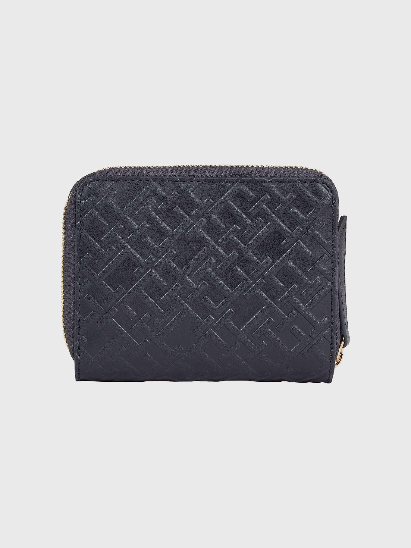 Billetera Monogram En Relieve Azul Tommy Hilfiger-1