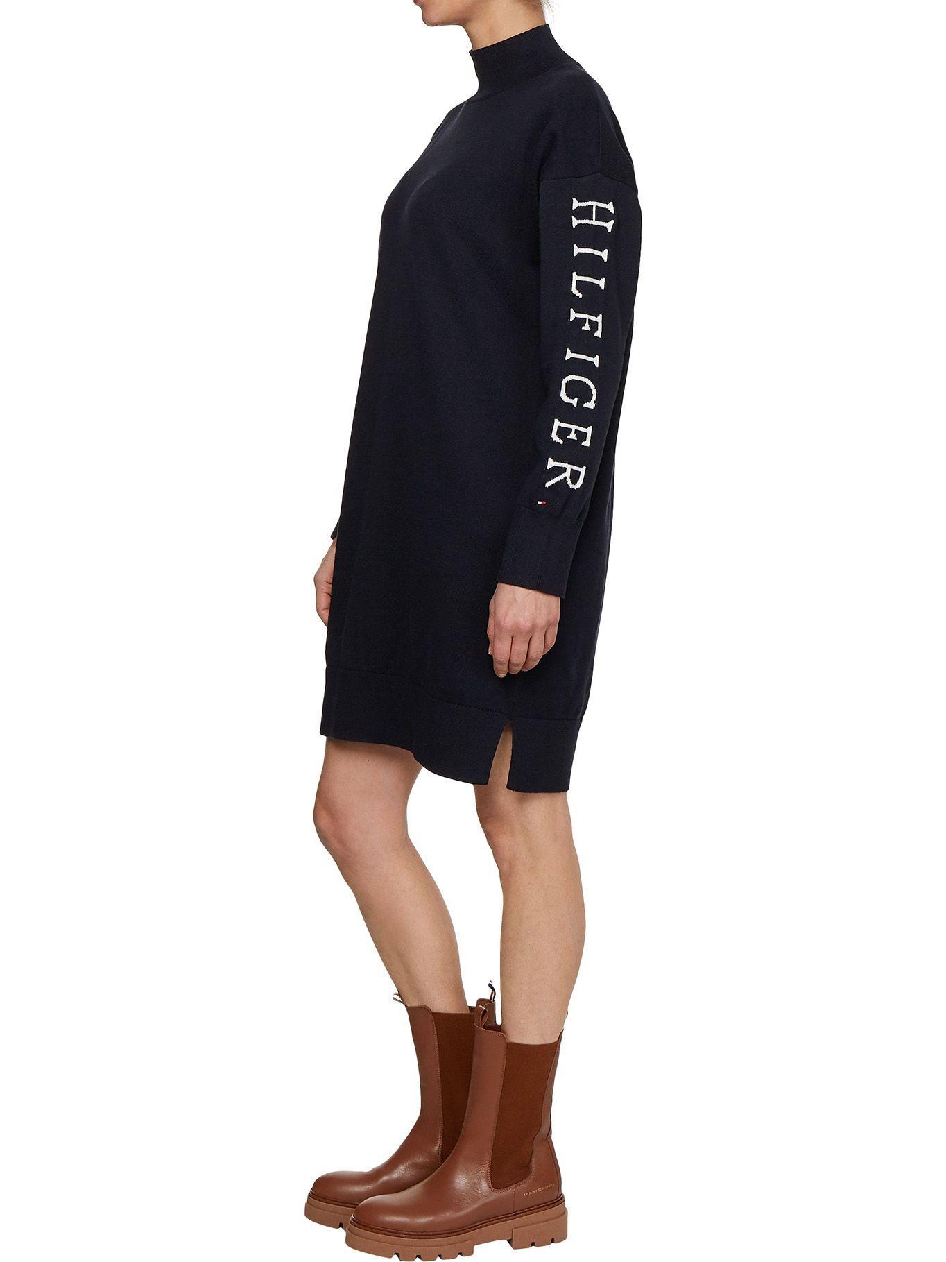 Vestido Relaxed Cotton Graphic Azul Tommy Hilfiger-2
