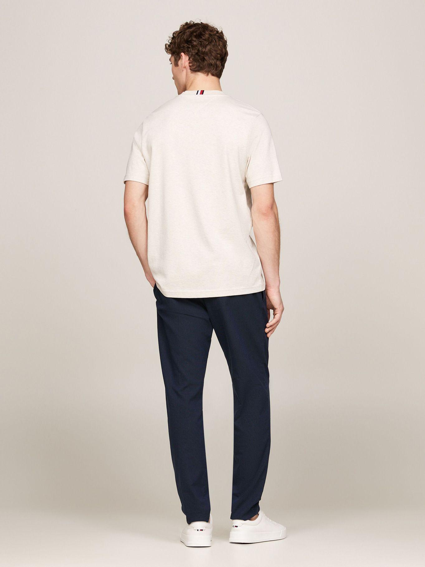 Polera Con Logo Flag Beige Tommy Hilfiger-2