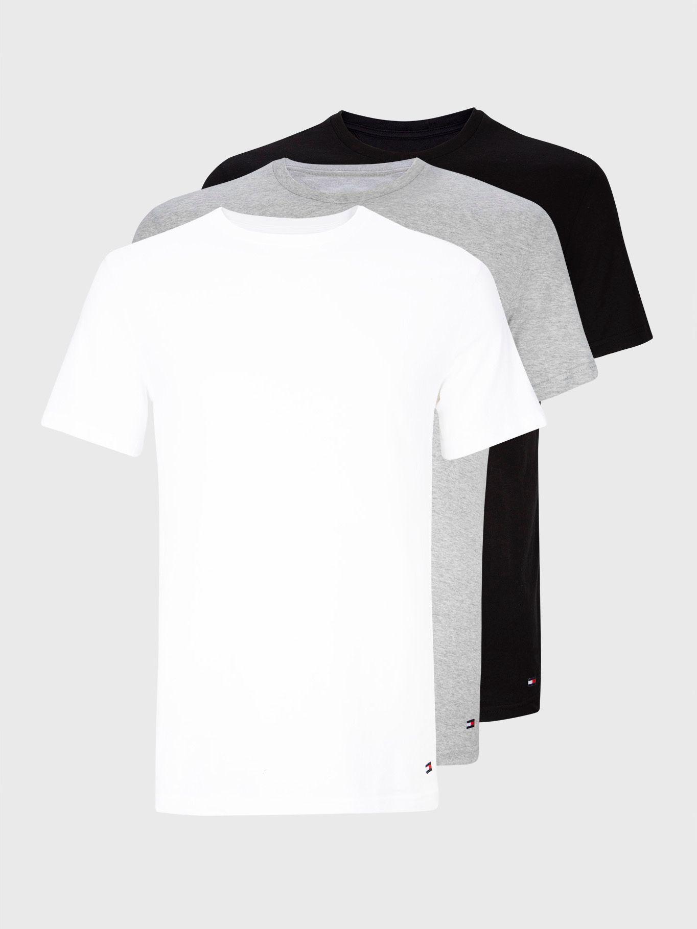 Pack De 3 Camisetas Essential Rojo Tommy Hilfiger-0