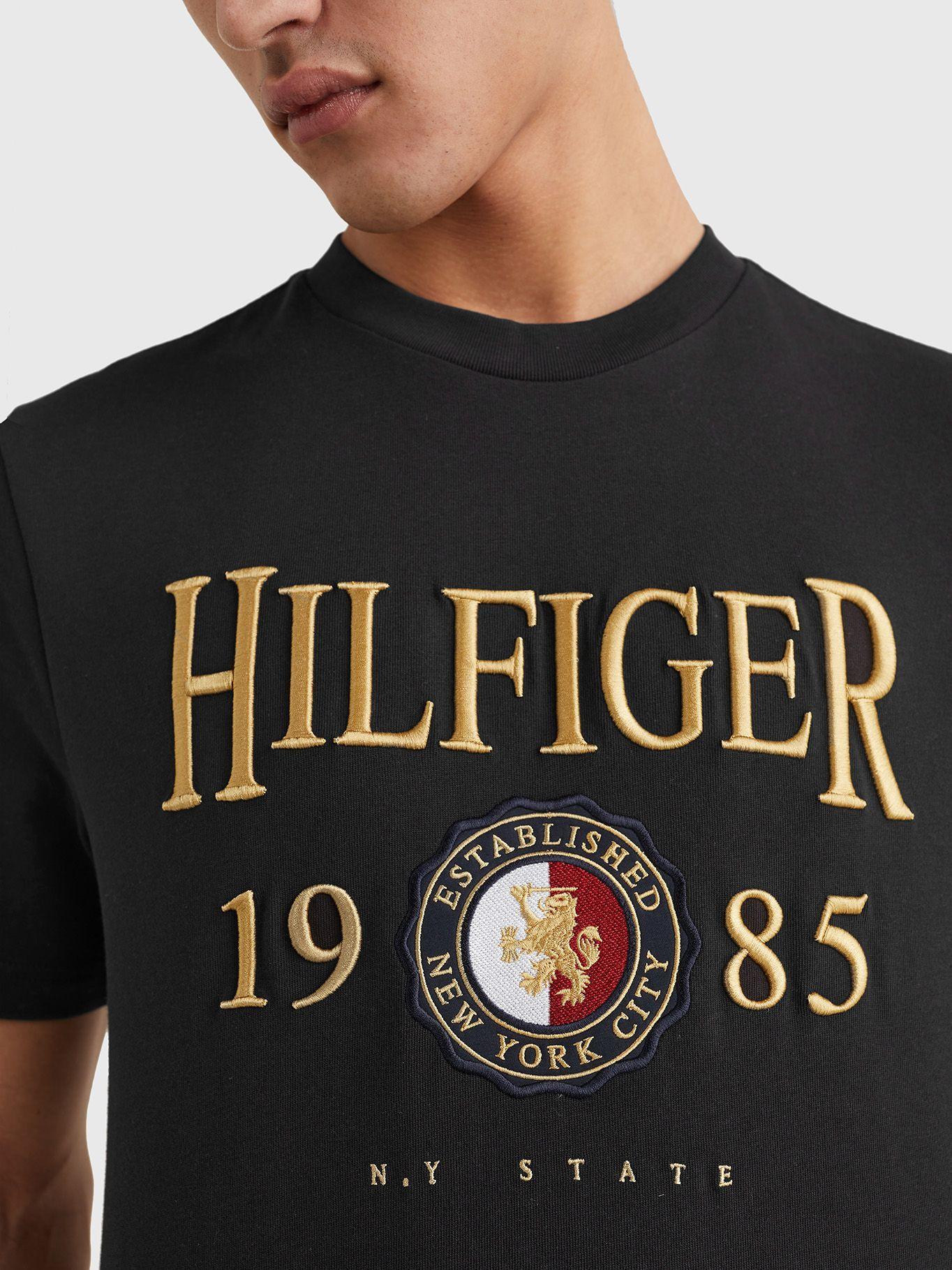 Polera Icons Crest Relaxed Fit Negro Tommy Hilfiger-4