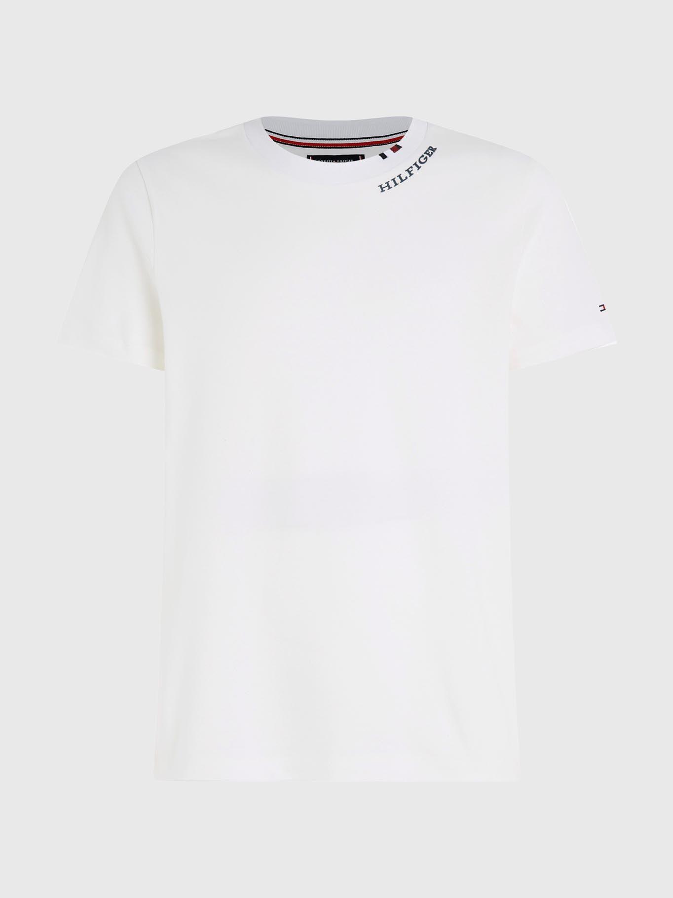 Polera Neckline Slim Fit Blanco Tommy Hilfiger-4