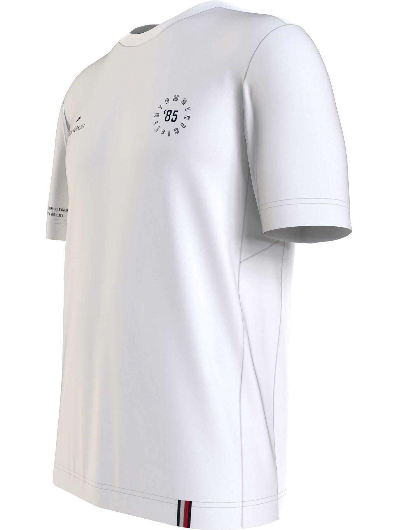 Polera Multi Logo Blanco Tommy Hilfiger N22-2