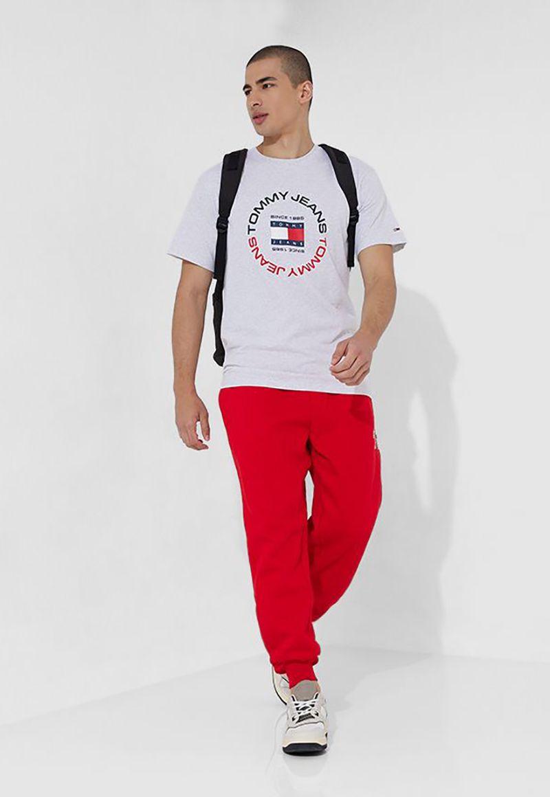 Polera Relaxed Athletic Logo Gris Tommy Jeans-1