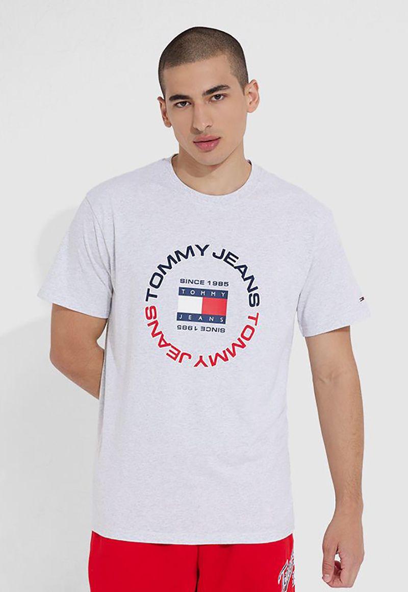 Polera Relaxed Athletic Logo Gris Tommy Jeans-0