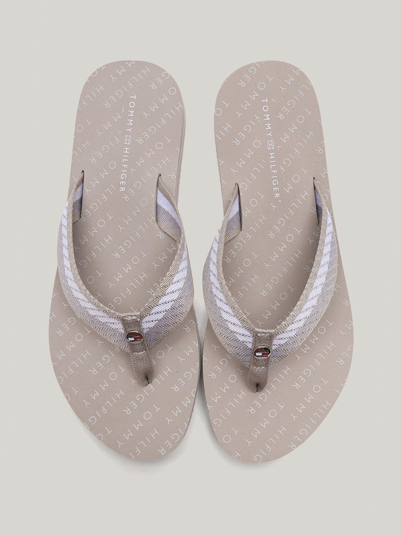 Sandalias Elevated Con Logo Gris Tommy Hilfiger-2