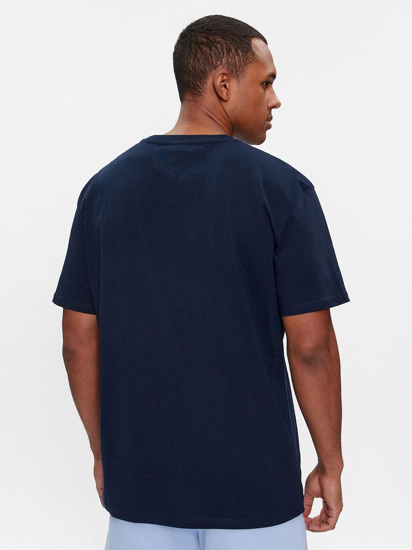 Polera Regular-Linear Logo Azul Tommy Jeans-2