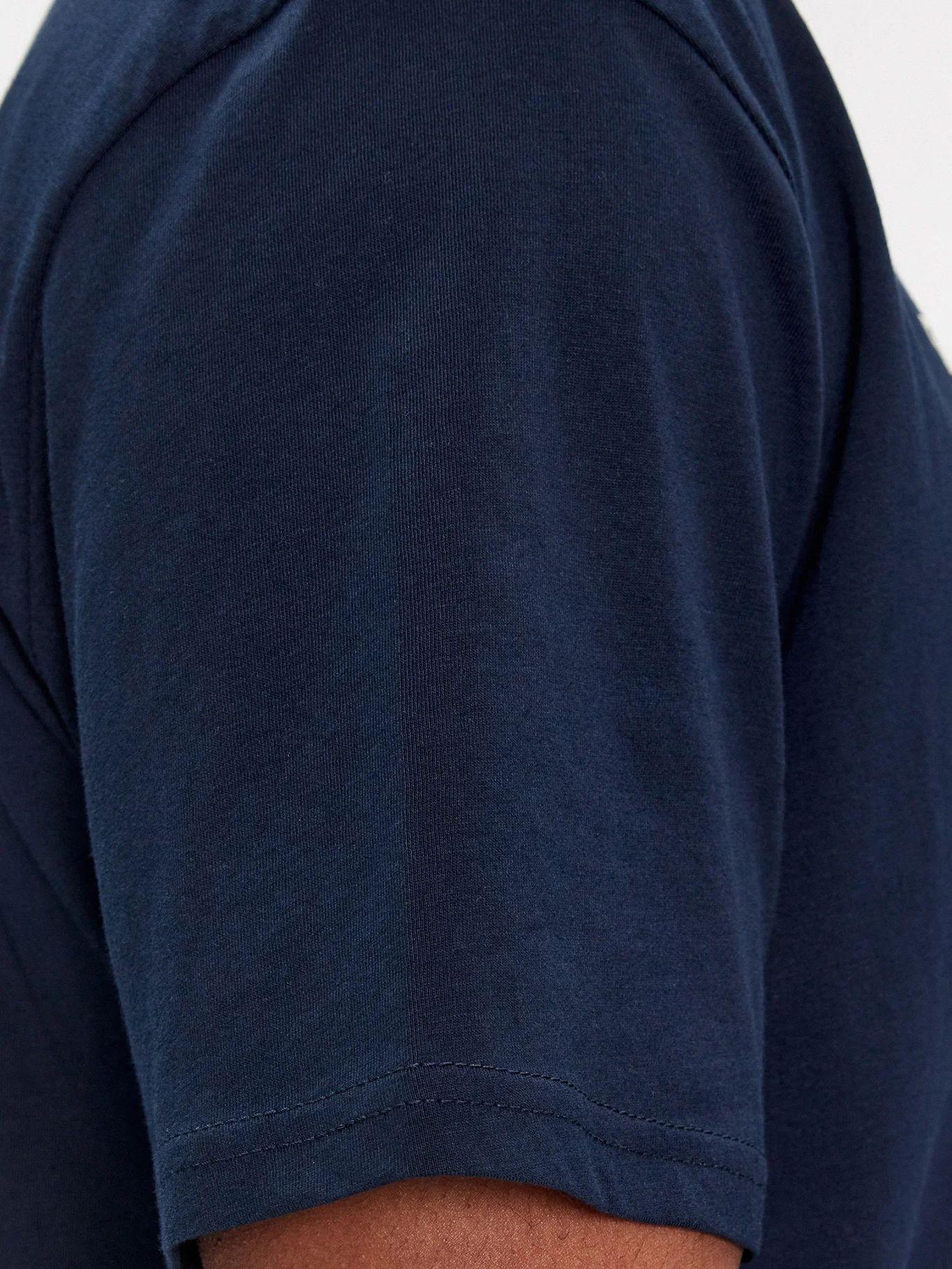 Polera Regular-Linear Logo Azul Tommy Jeans-3