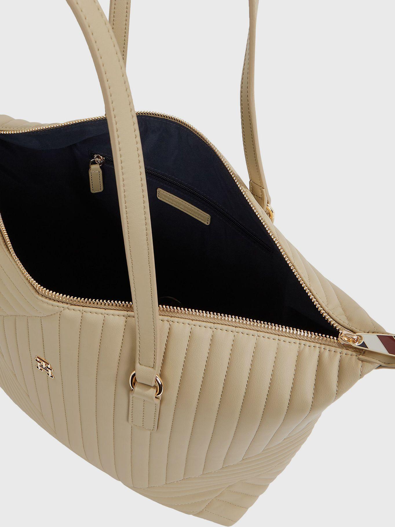Tote Poppy Reform Con Logo Beige Tommy Hilfiger-3