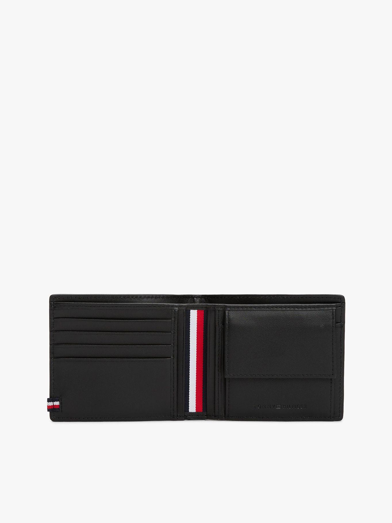 Billetera Foundation Cuero De Logo Negro Tommy Hilfiger-3
