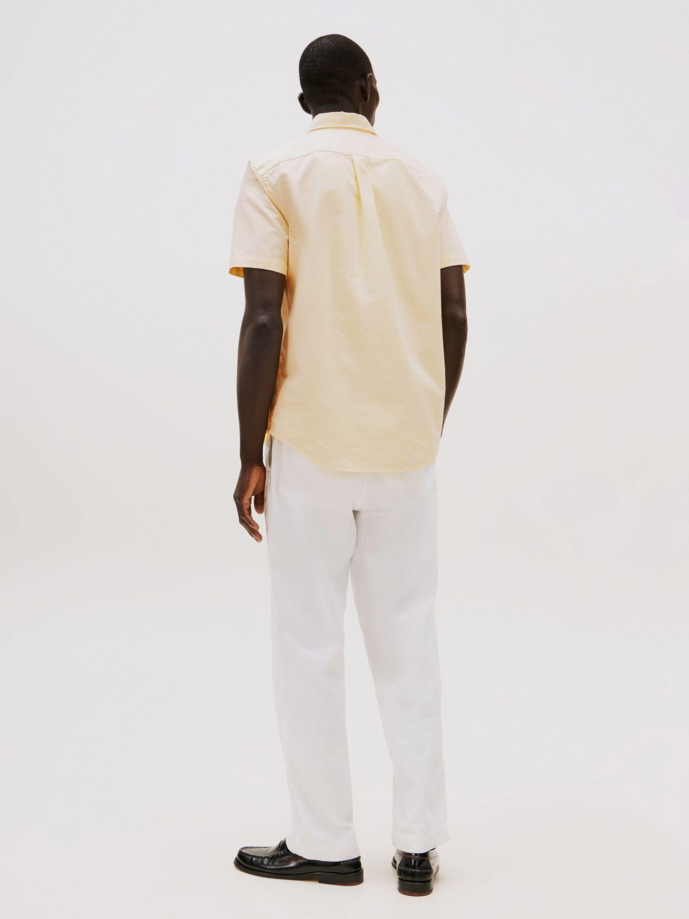 Camisa Heritage Oxford Regular- Amarillo Tommy Hilfiger-2