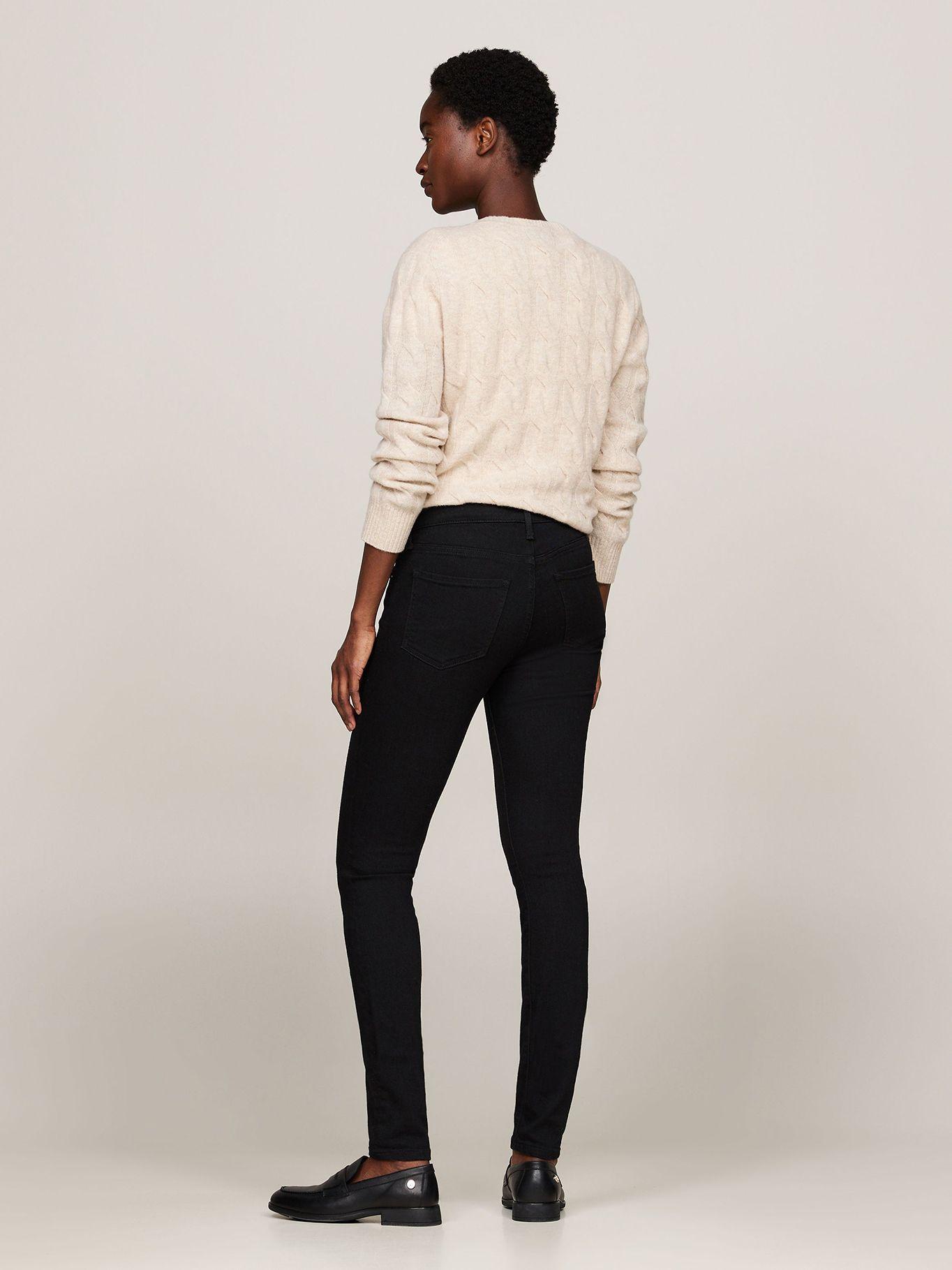Jeans Talle Medio Skinny Fit Negro Tommy Hilfiger-2