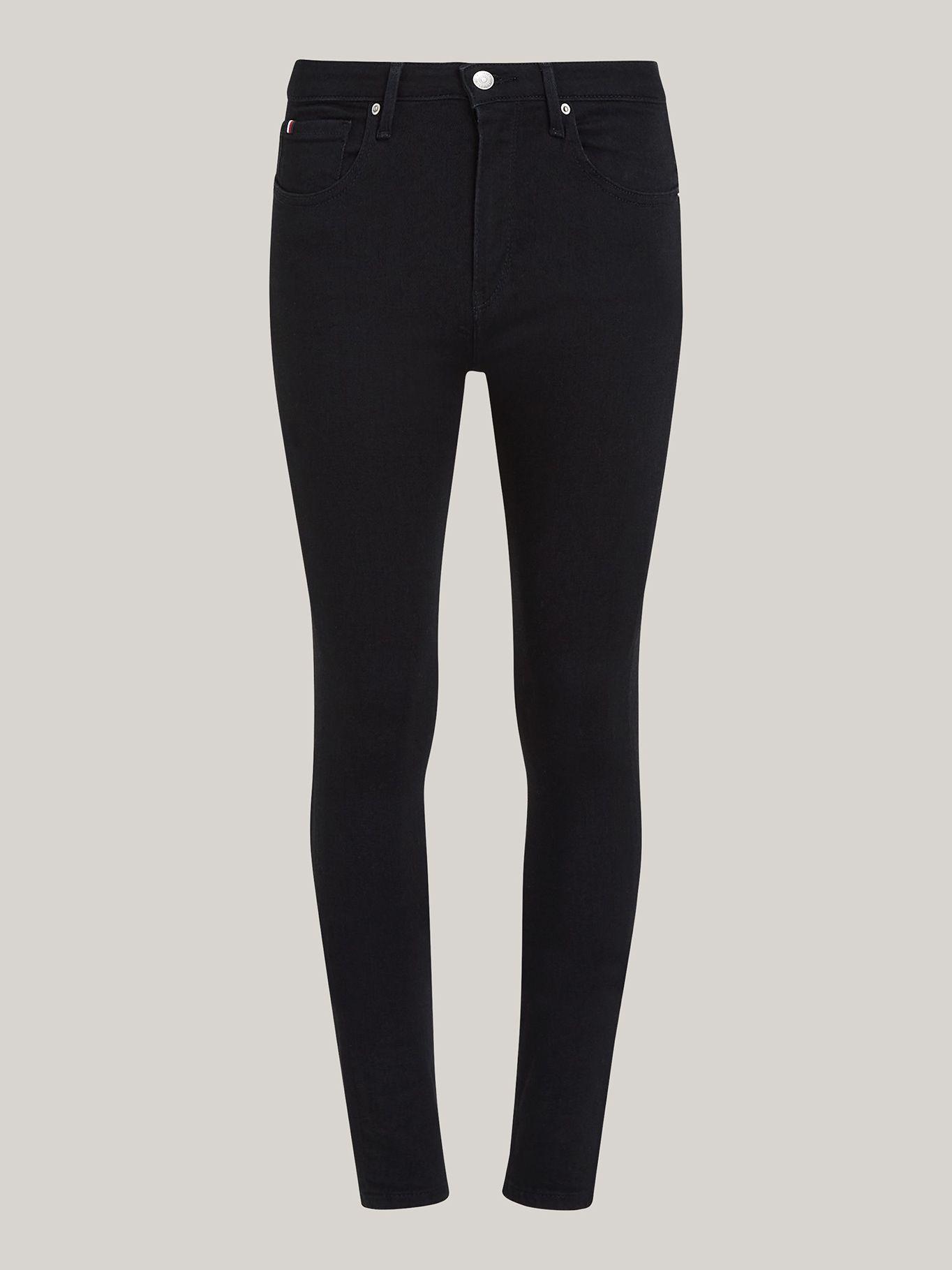 Jeans Talle Medio Skinny Fit Negro Tommy Hilfiger-4