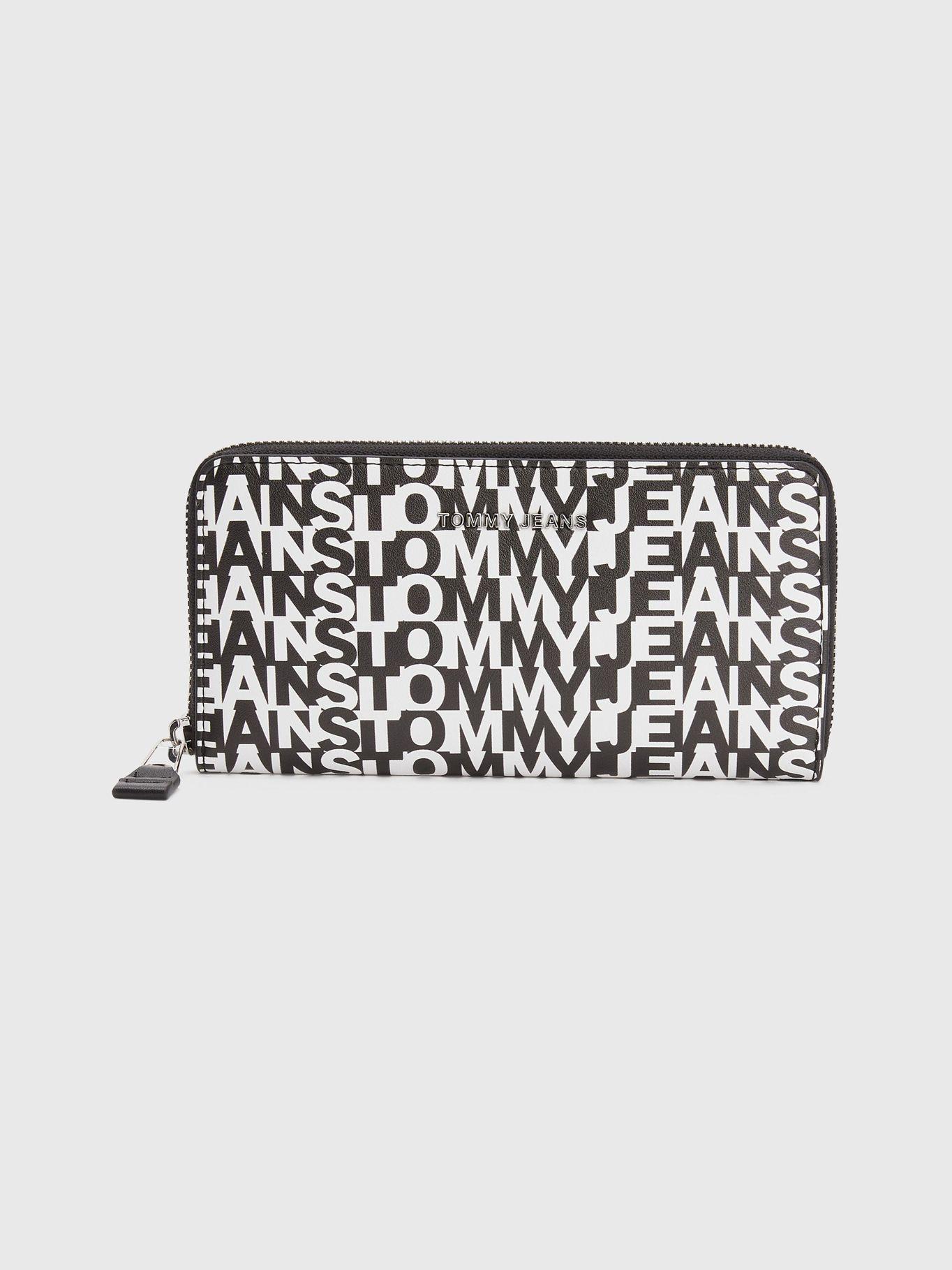 Billetera All Over Print Negro Tommy Hilfiger-1
