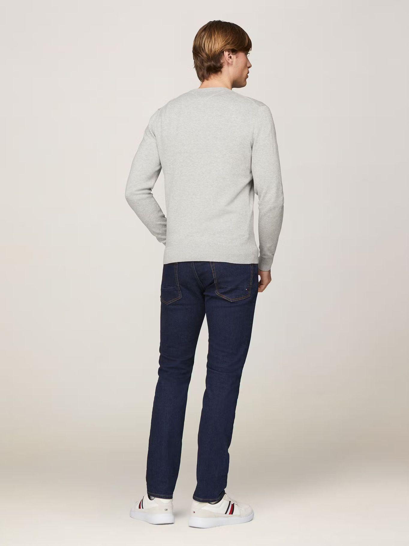 Sweater Básico Signature C-Neck Gris Tommy Hilfiger-2