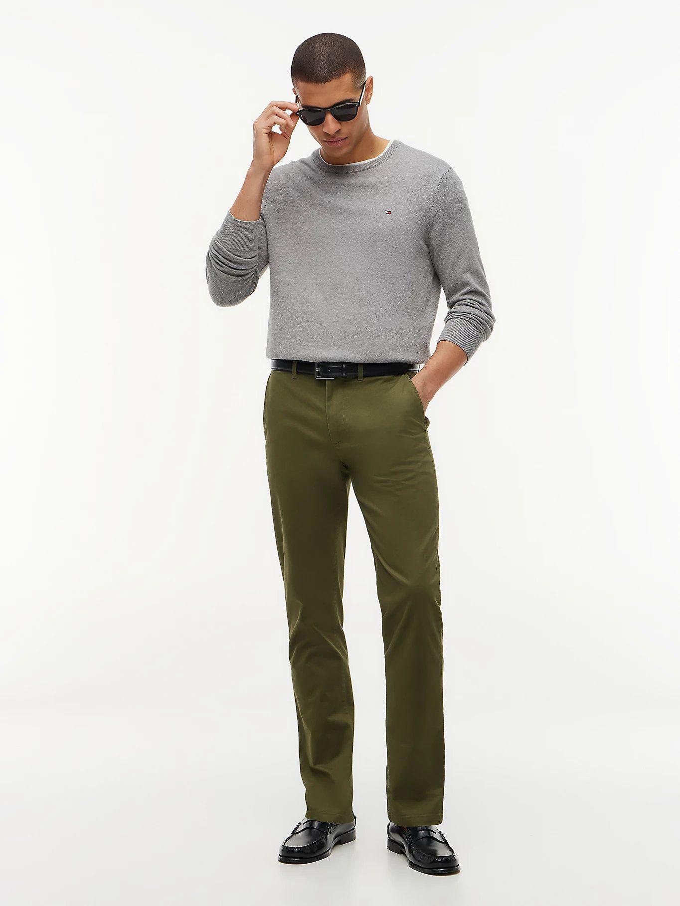 Sweater Básico Signature C-Neck Gris Tommy Hilfiger-1