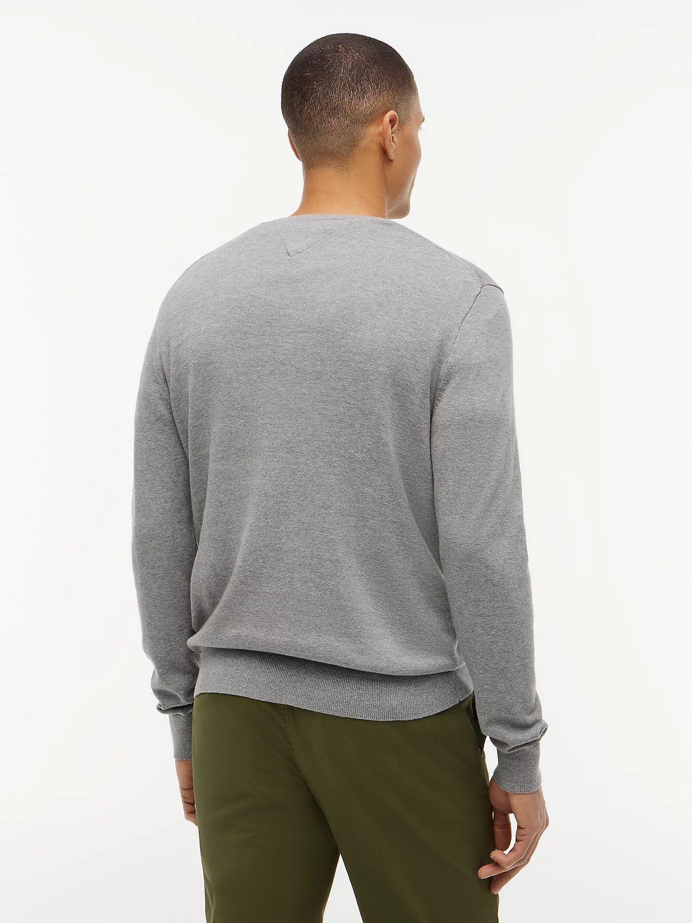 Sweater Básico Signature C-Neck Gris Tommy Hilfiger-2