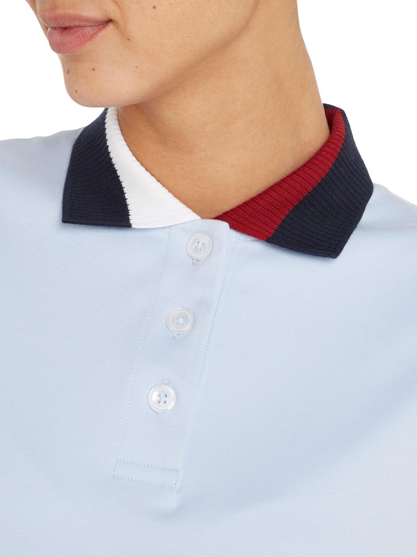 Vestido Split Global Stripe Celeste Tommy Hilfiger-2