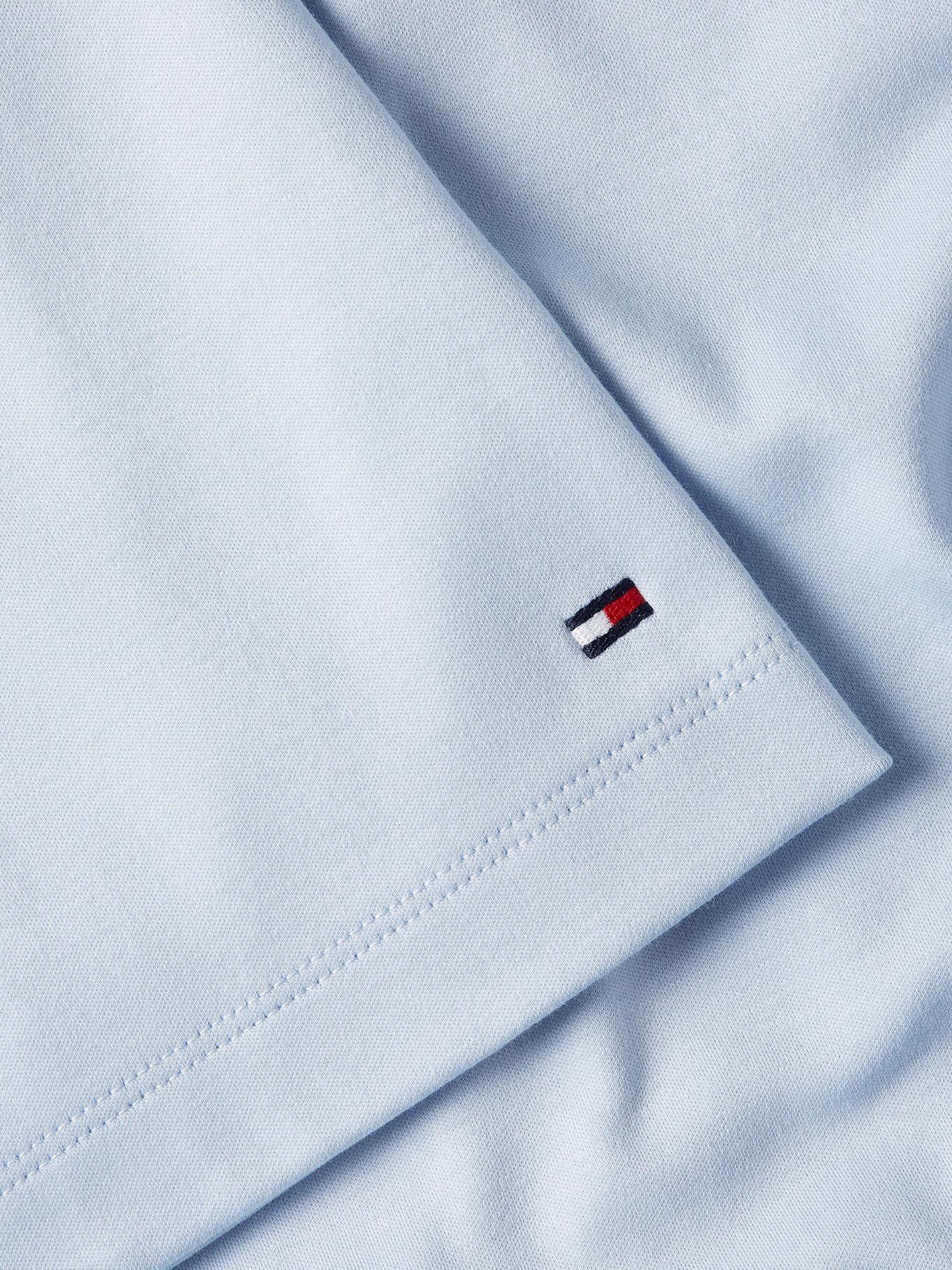 Vestido Split Global Stripe Celeste Tommy Hilfiger-4