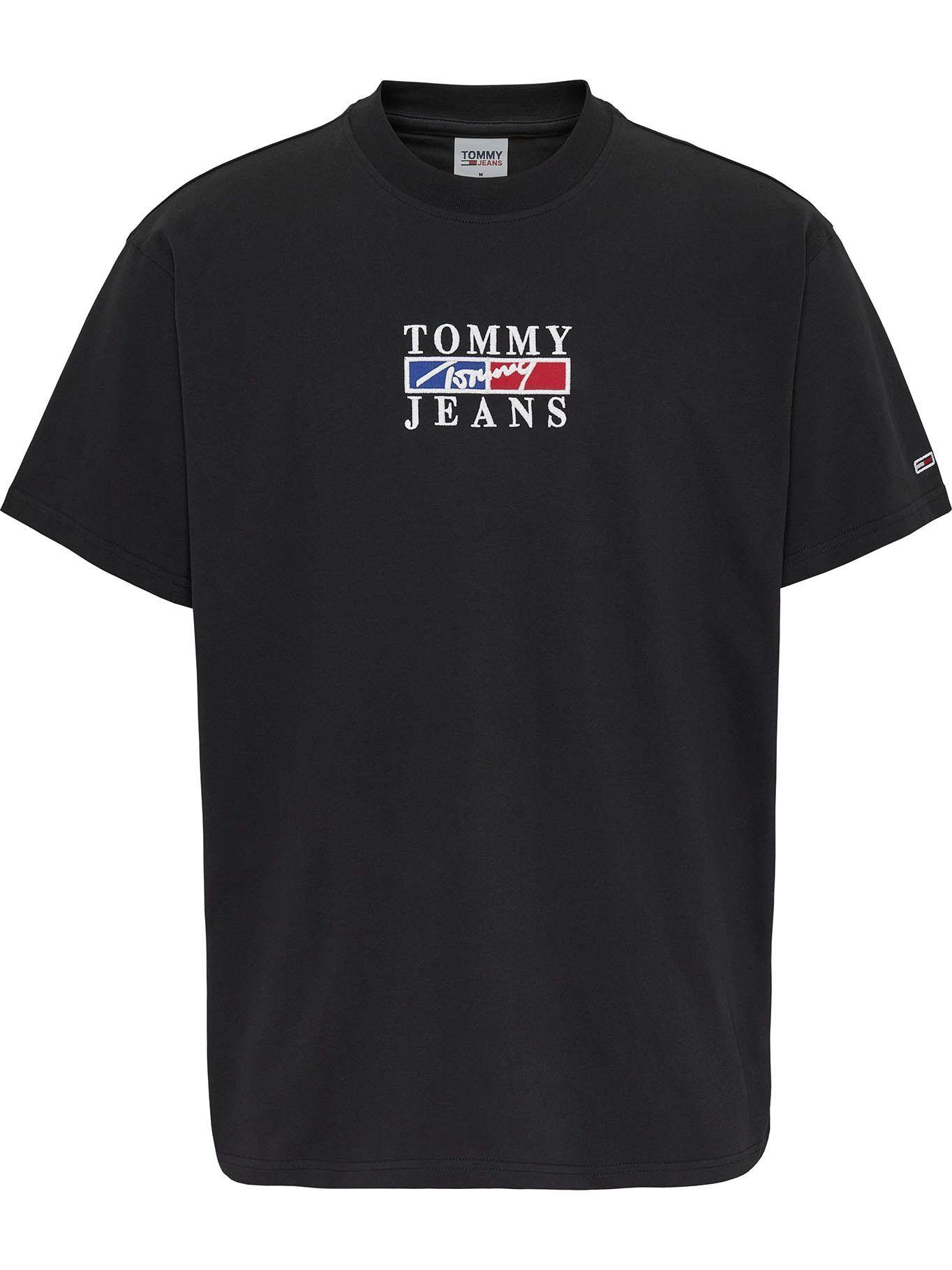 Polera Relaxed Timeless Negro Tommy Hilfiger-0