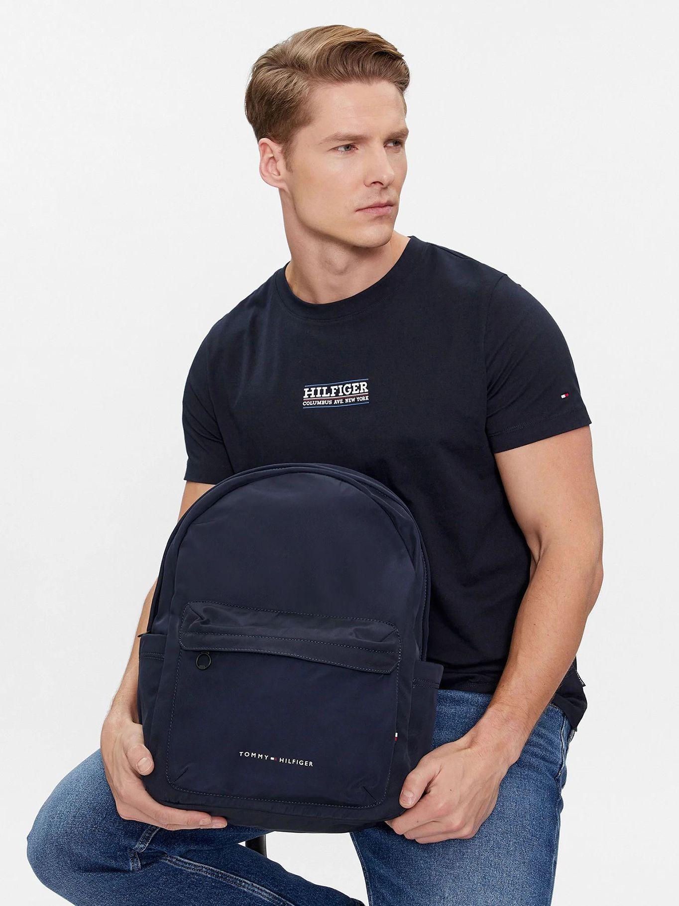 Mochila Skyline Solid Azul Tommy Hilfiger-1