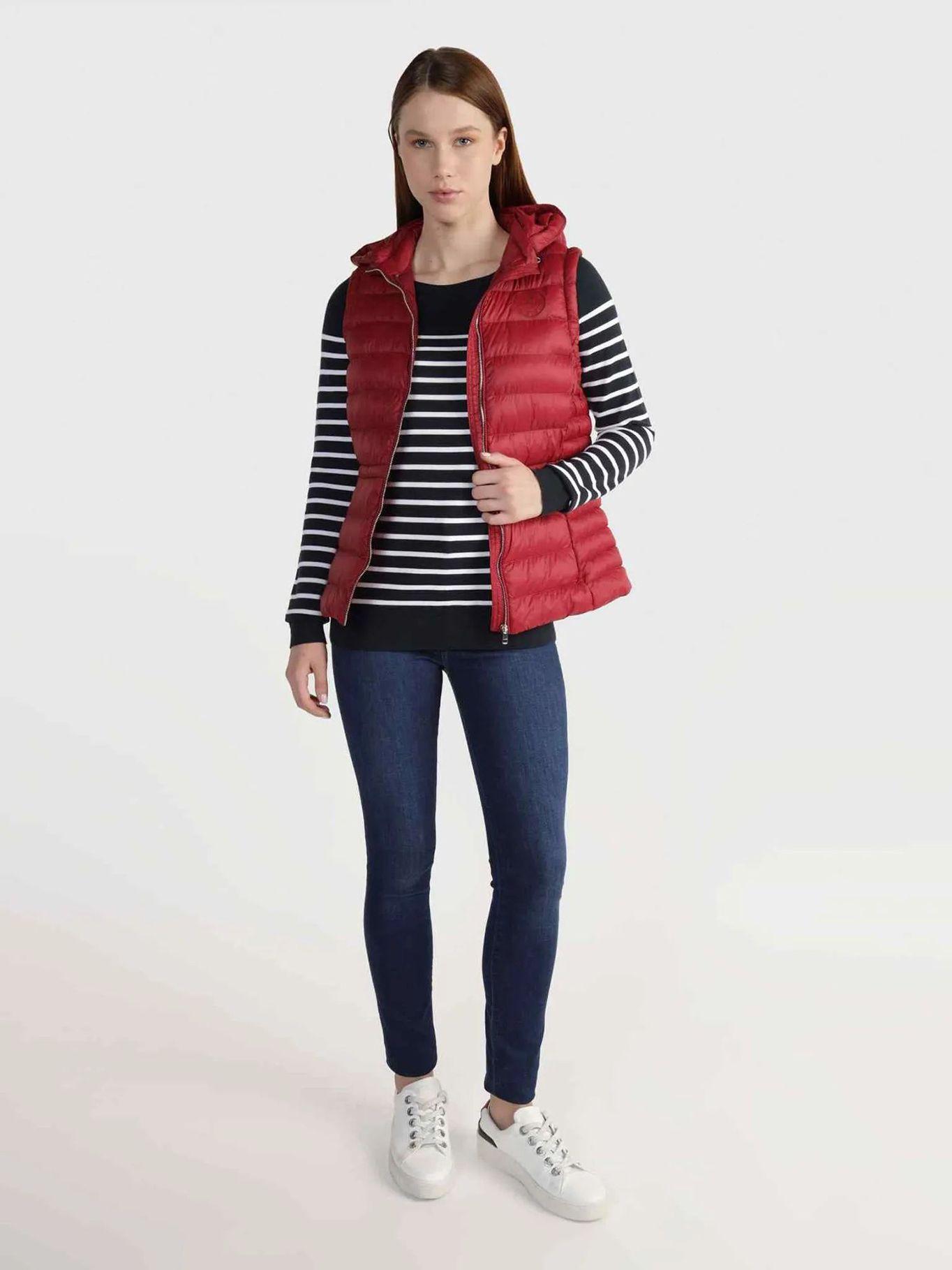 Chaqueta Vest Acolchada Rojo Tommy Hilfiger-1