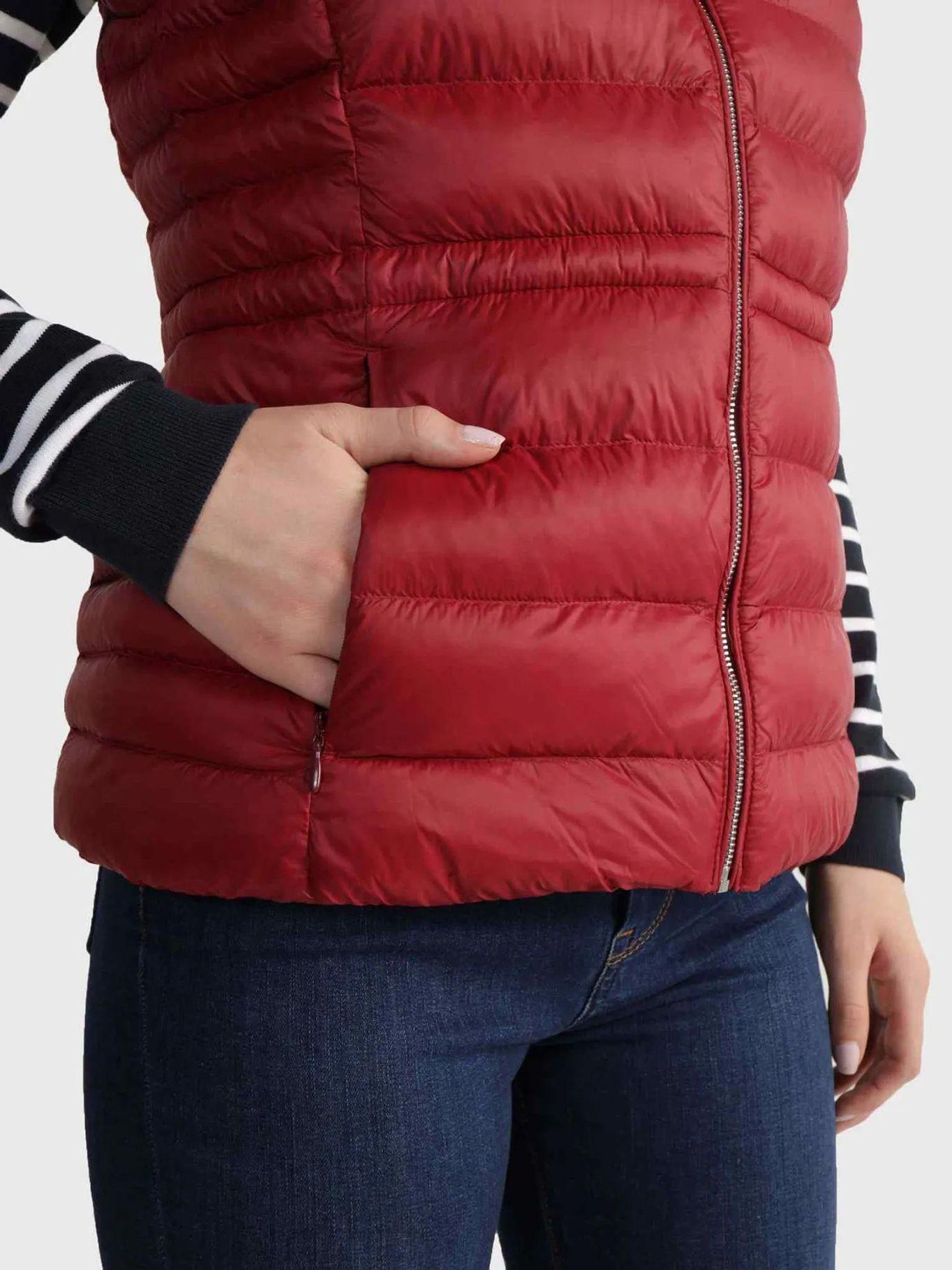 Chaqueta Vest Acolchada Rojo Tommy Hilfiger-4