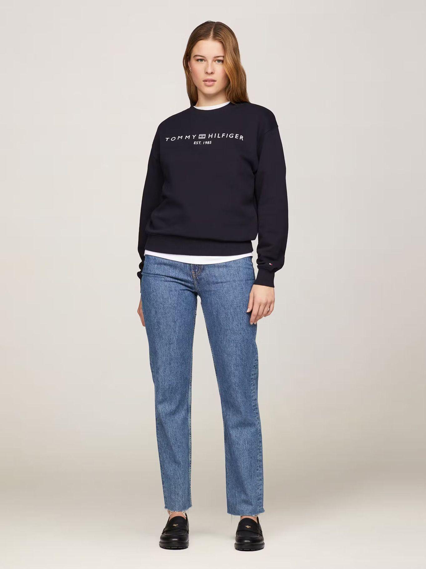 Polerón Modern Con Logo Azul DW5 Tommy Hilfiger-1