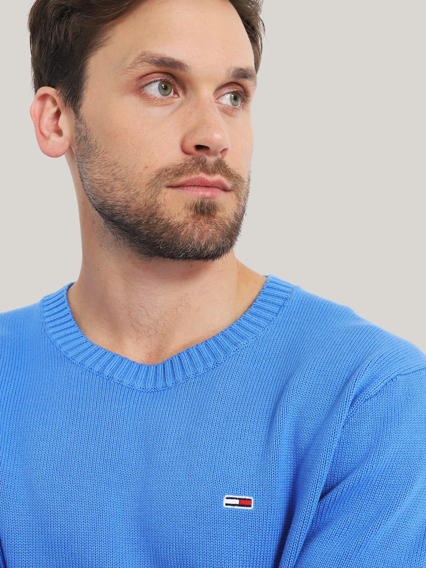 Sweater Essential Slim Fit Azul Tommy Jeans-3