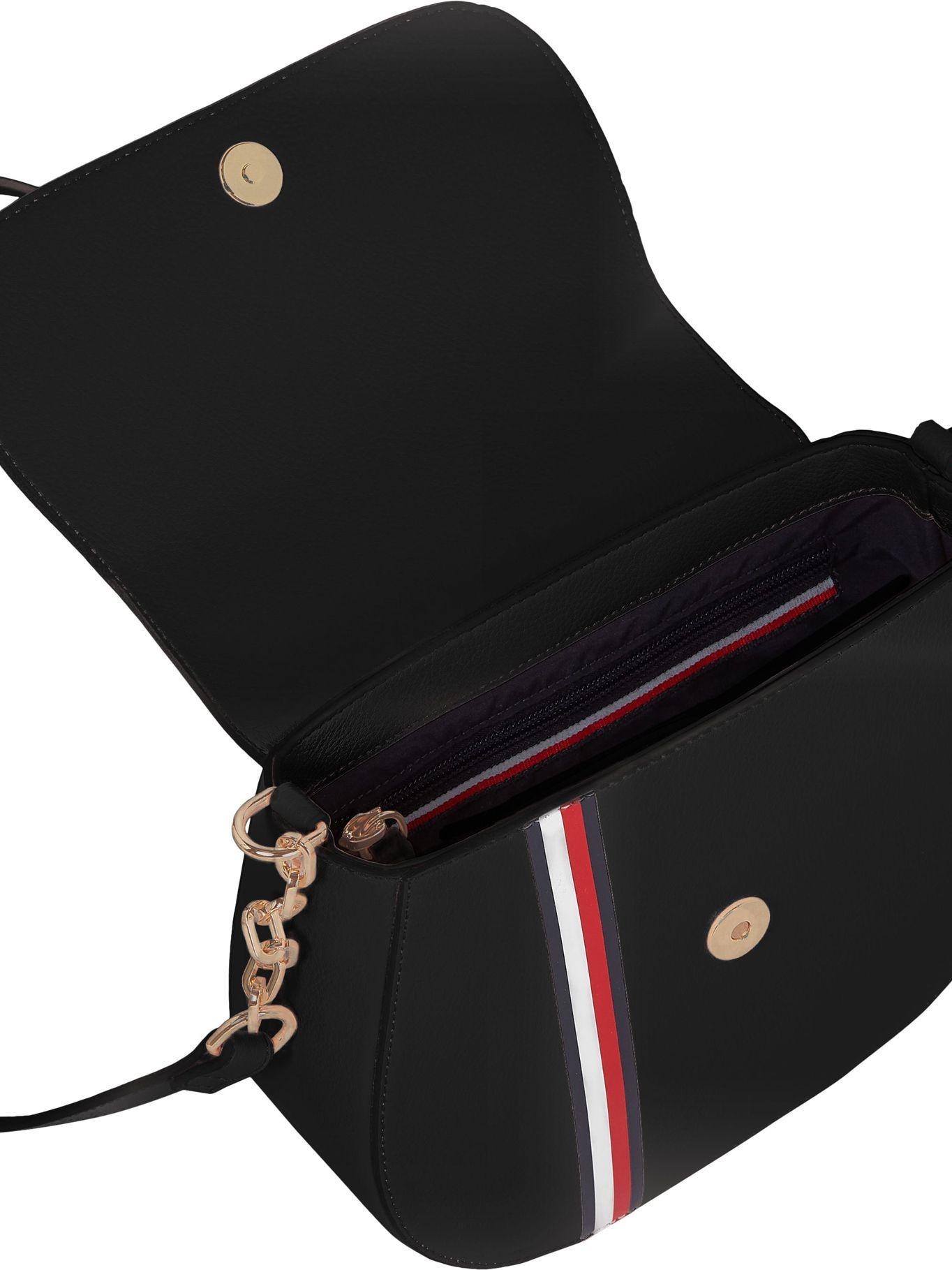 Cartera Bandolera Corporate Stripe Negro Tommy Hilfiger-2