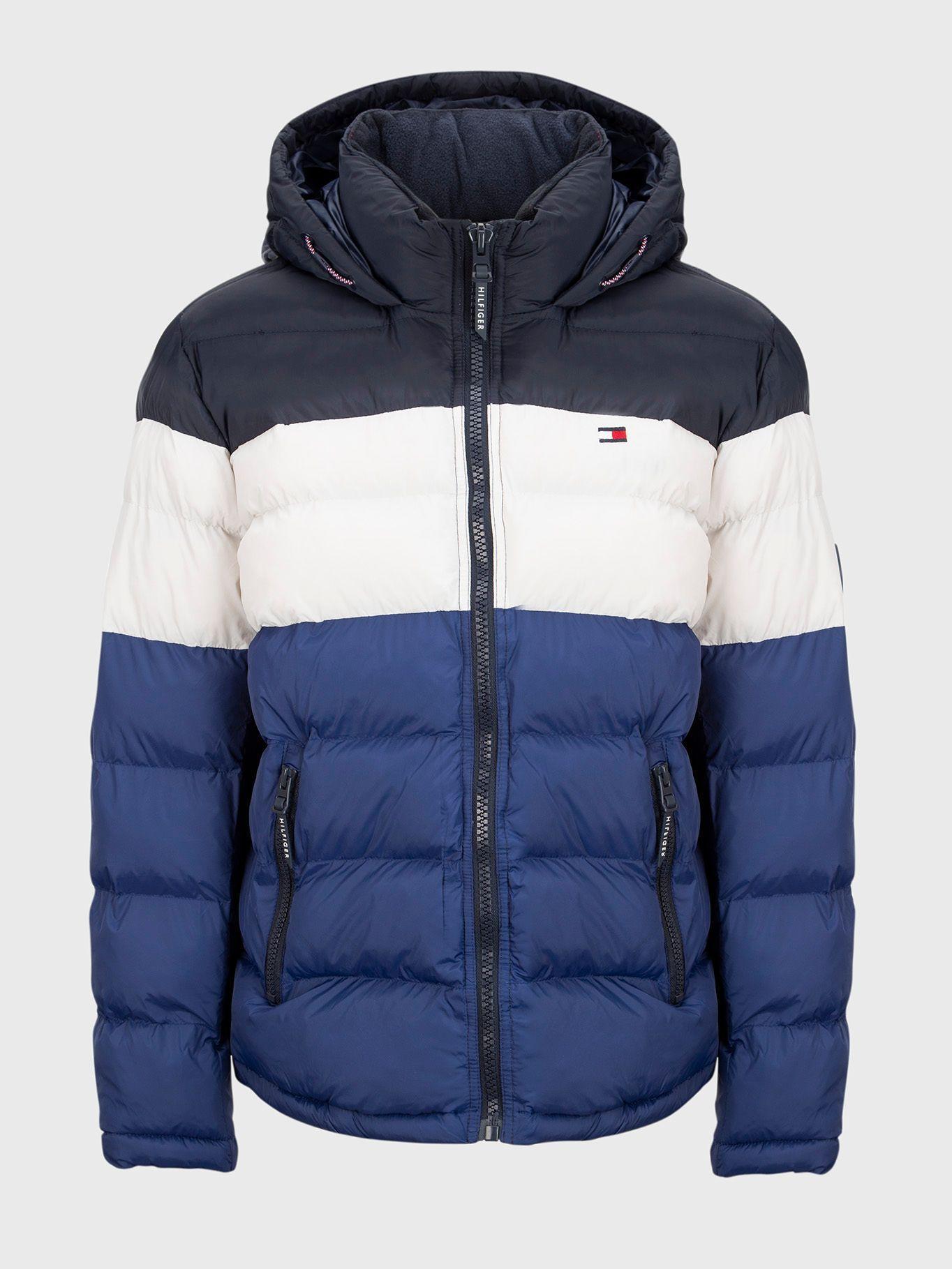 Chaqueta Hoodie Puffer Azul Tommy Hilfiger MA2-0