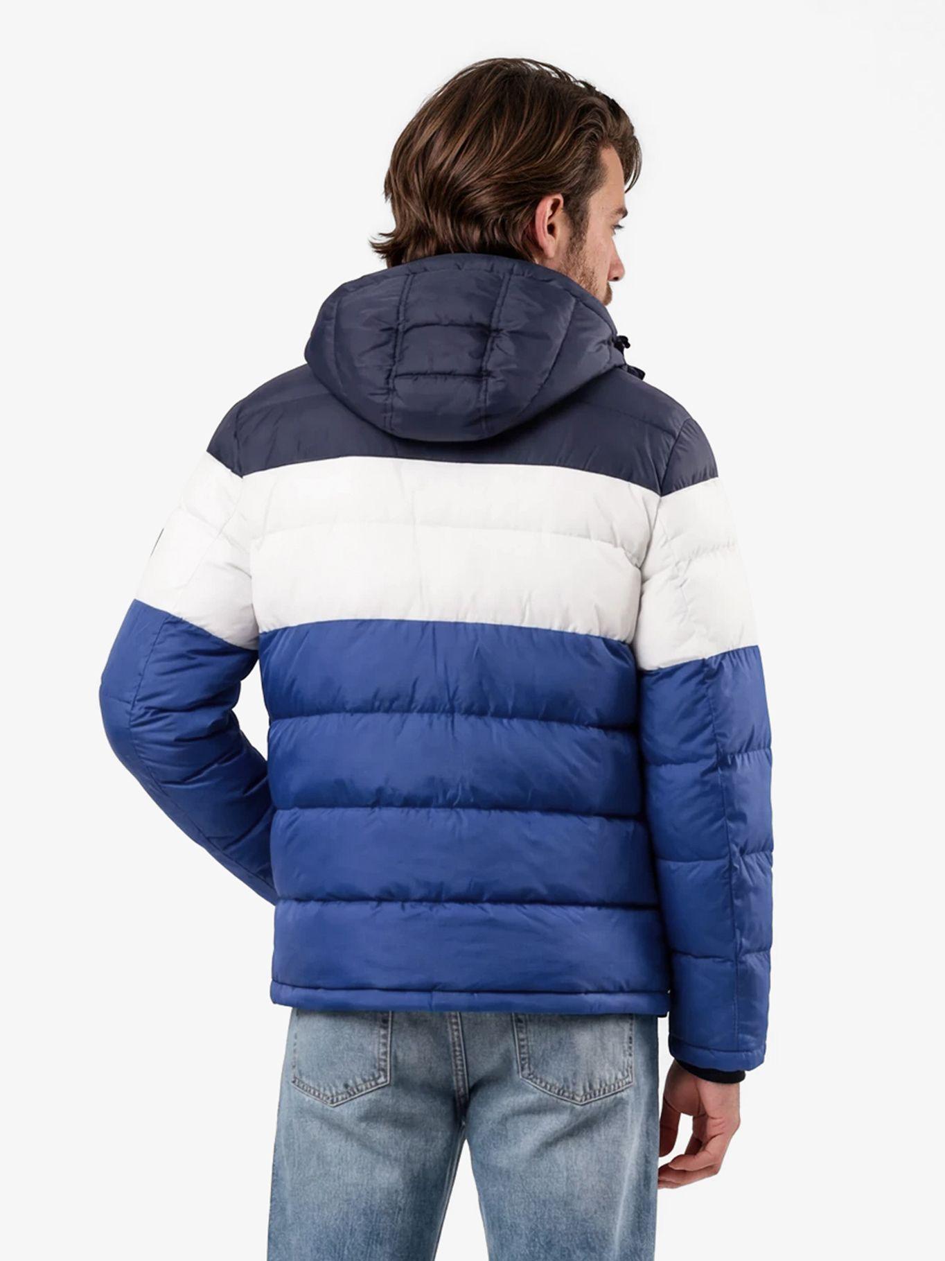 Chaqueta Hoodie Puffer Azul Tommy Hilfiger MA2-3