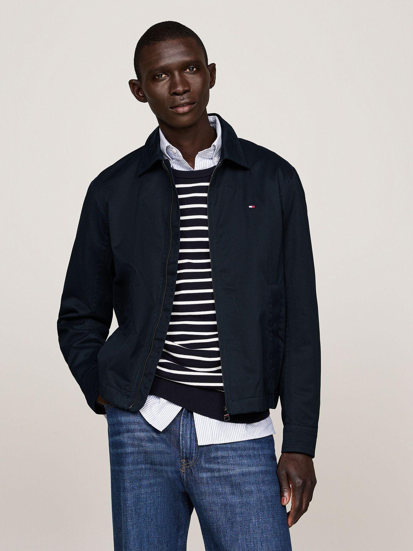 Chaqueta Cotton Ivy Con Cierre Azul Tommy Hilfiger-0