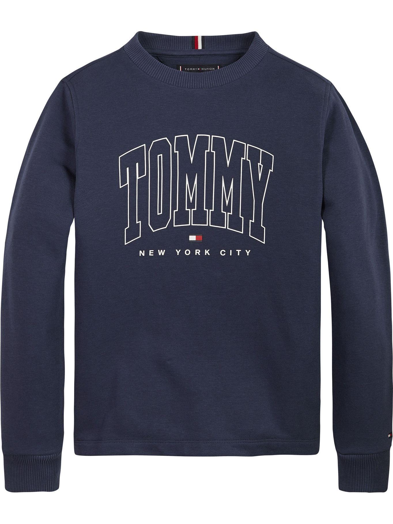 Polerón Logo Varsity Azul Tommy Hilfiger-0