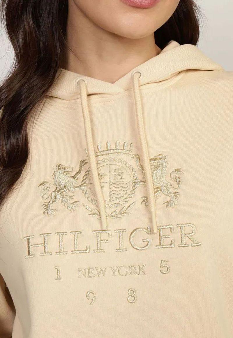 Polerón Hoodie Varsity Crest Beige Tommy Hilfiger-2