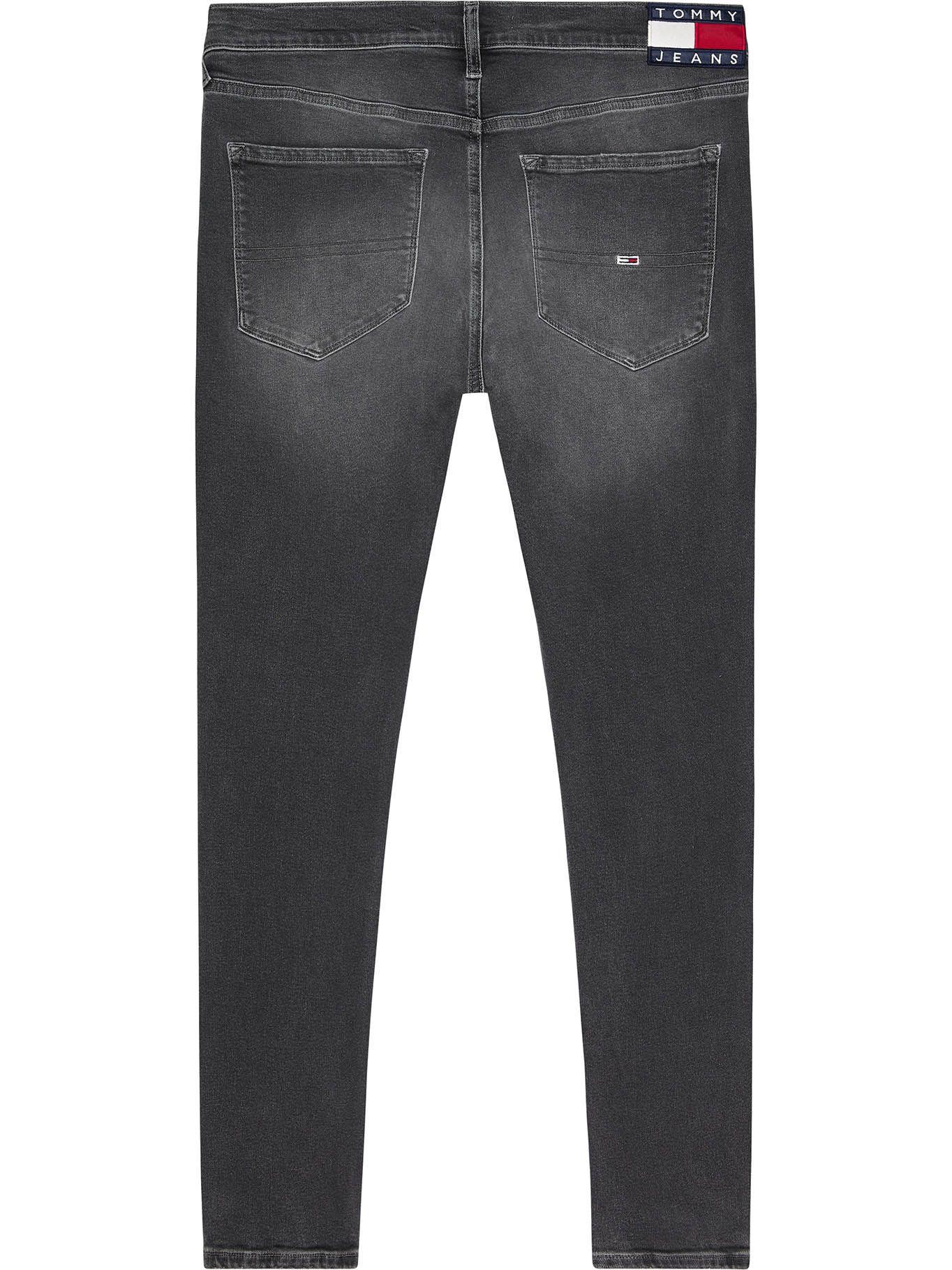Jeans Scanton Slim Fit Logo Negro Tommy Hilfiger-1